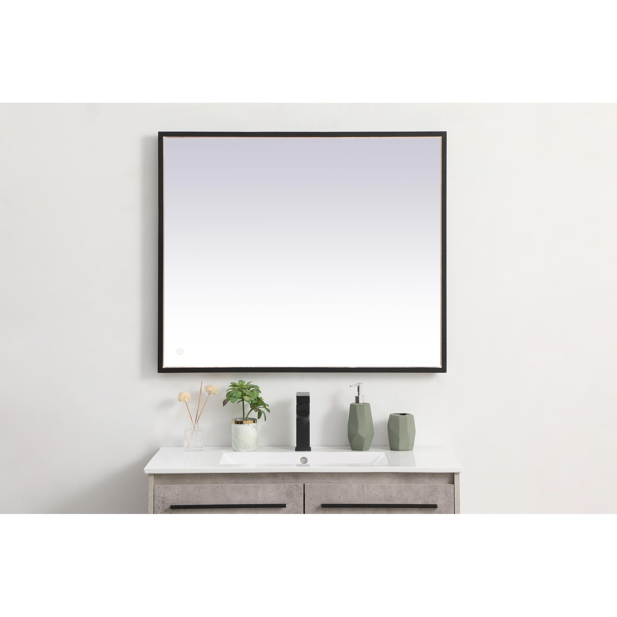 Pier LED Lighted Mirror by Elegant Decor