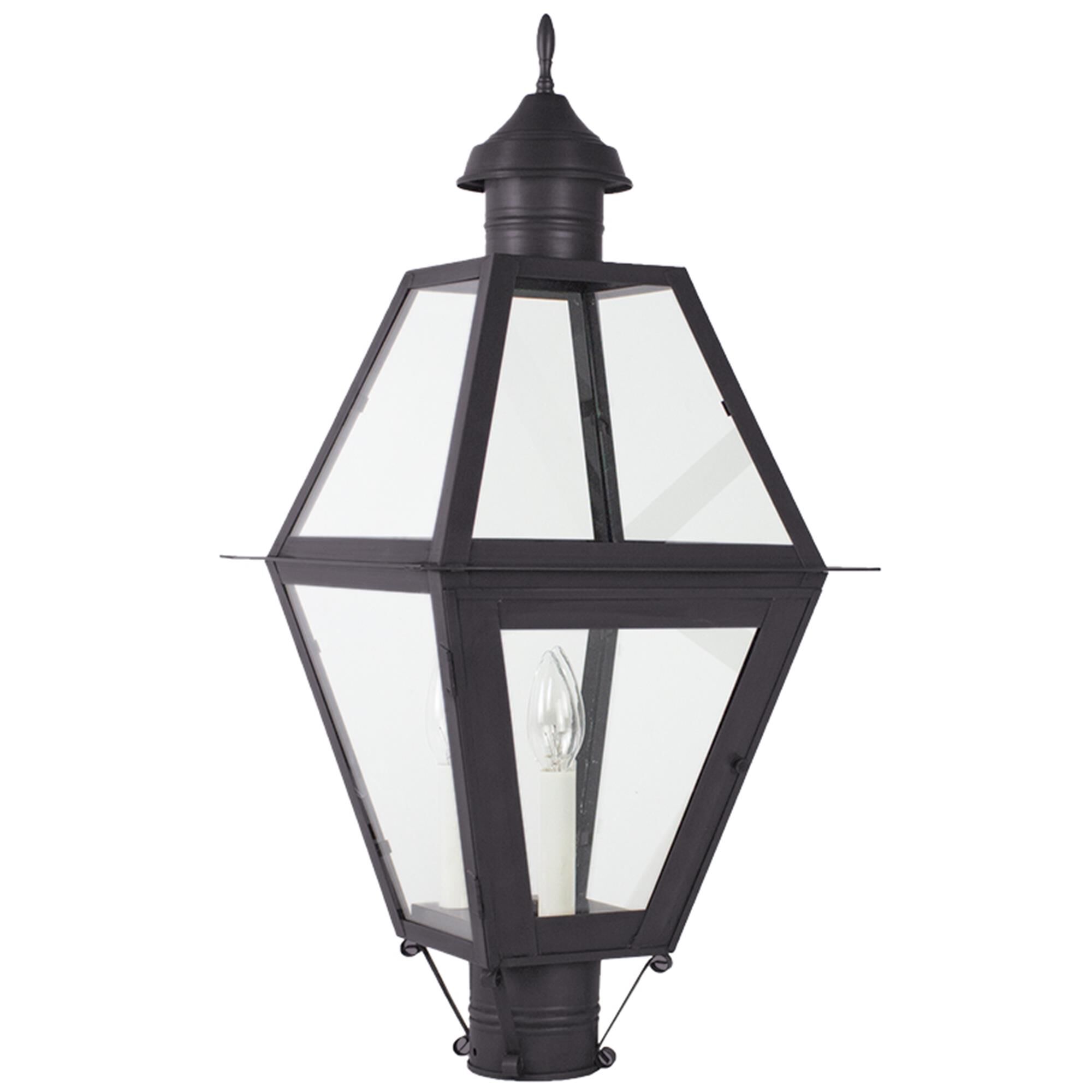 Boston 27 Inch 3 Light Outdoor Post Lamp,