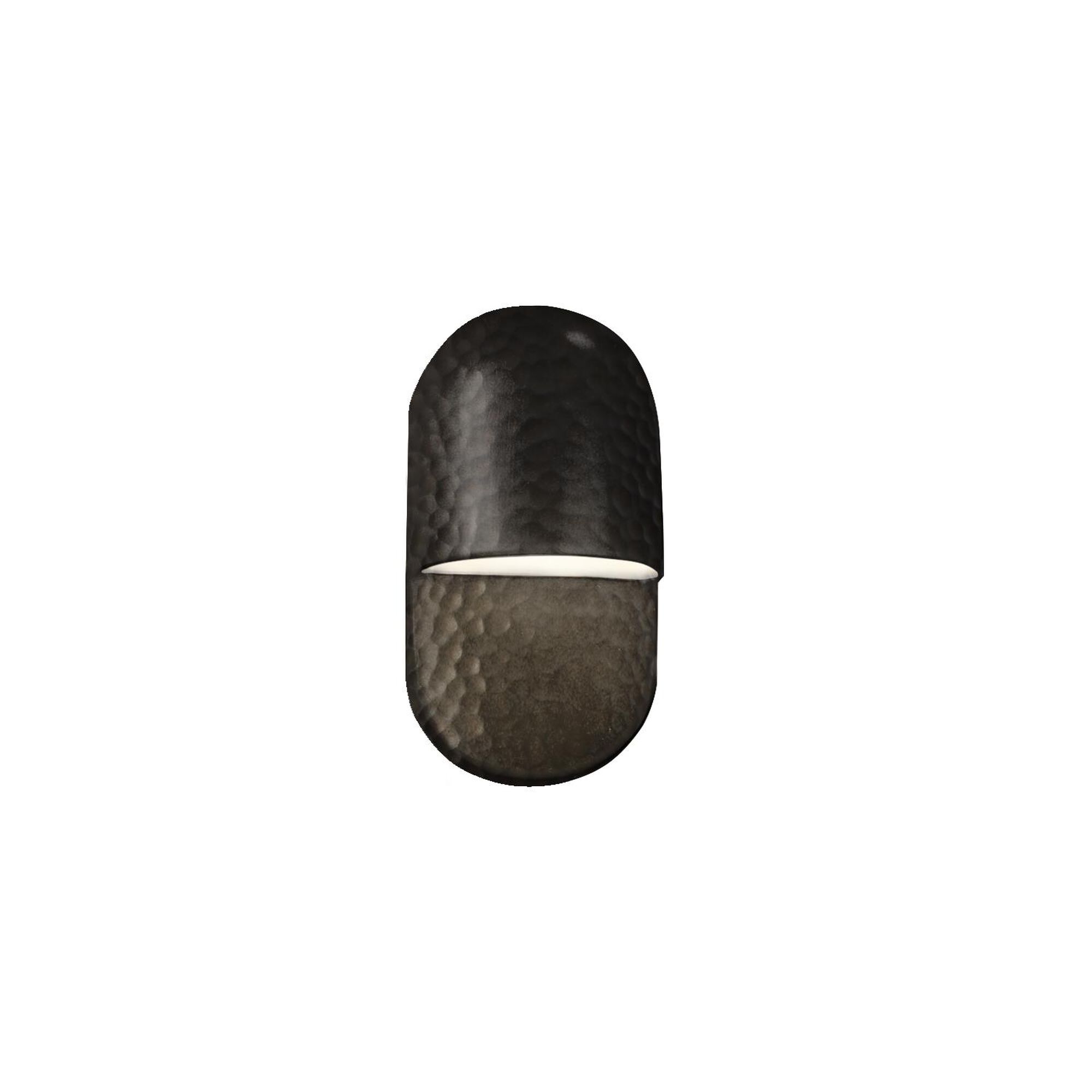 Shown in Hammered Iron finish and Hammered Iron shade