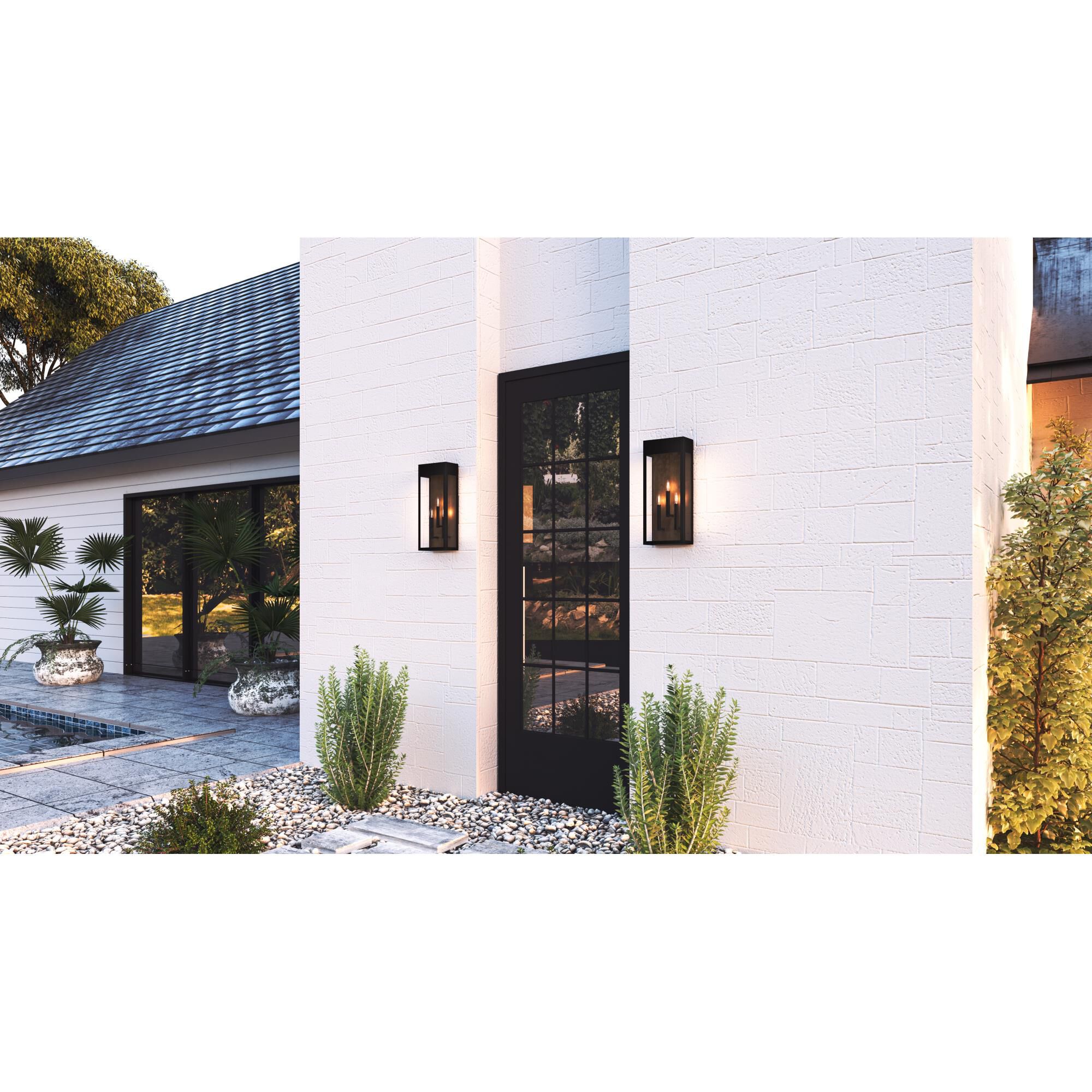 Maren 24 Inch Tall 3 Light Outdoor Wall Light by Quoizel