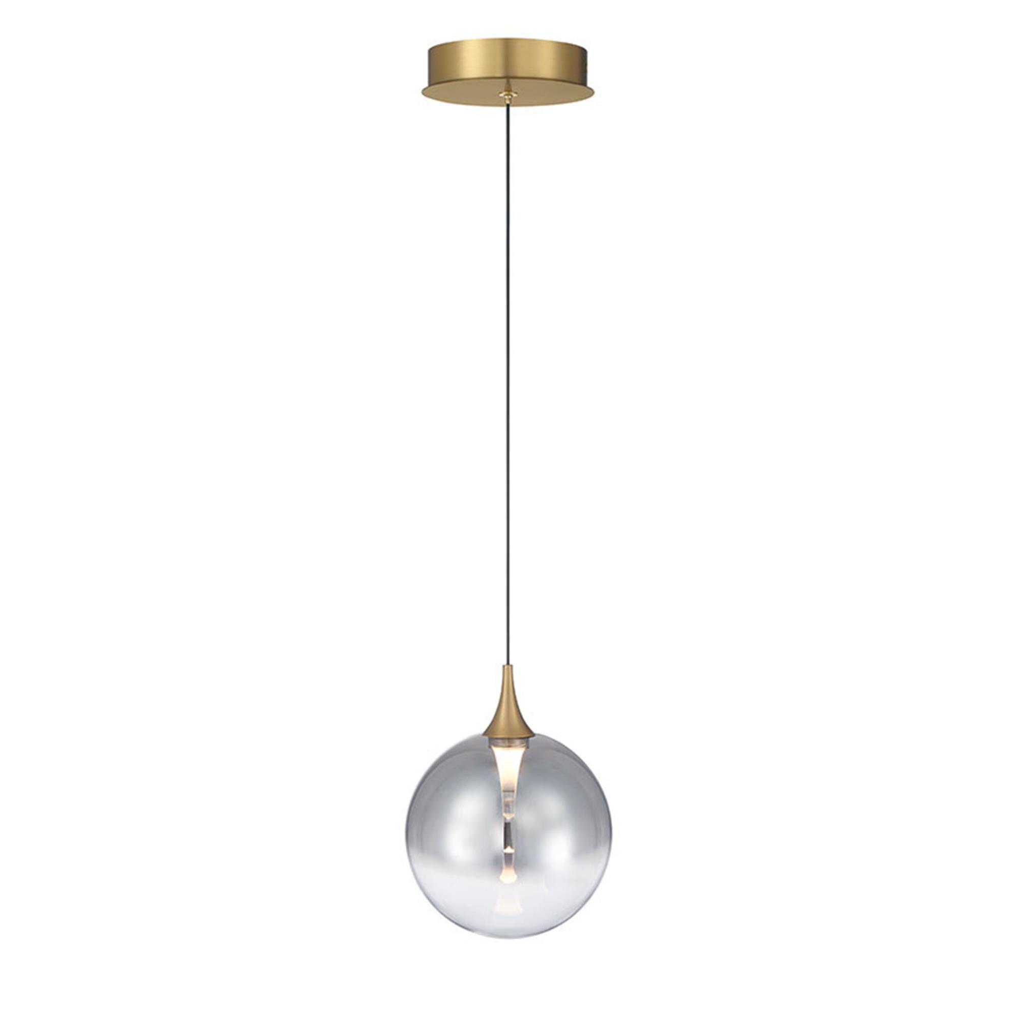 Shown in Gold finish and Smoked glass