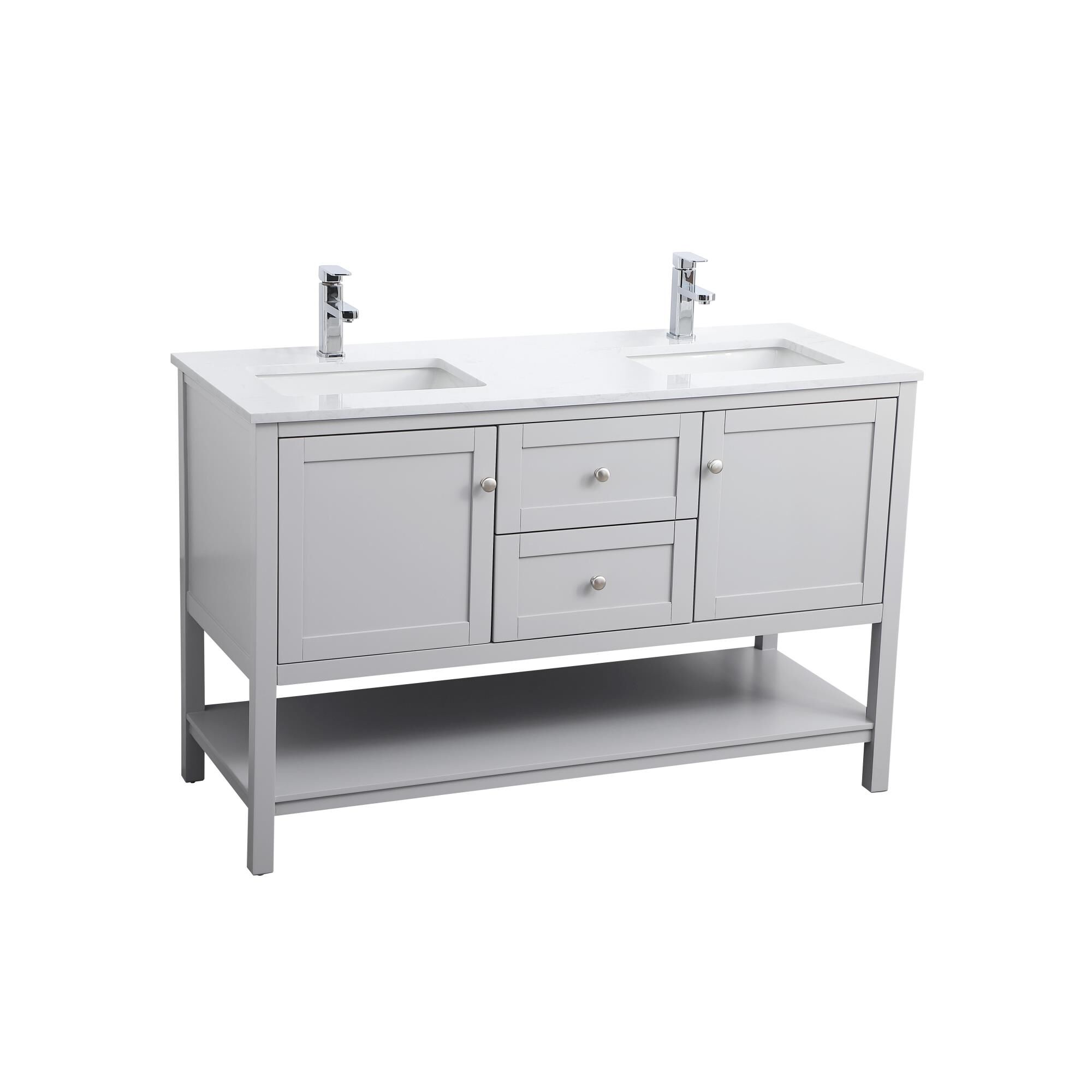 Heath 54 Inch Bath Vanity by Elegant Decor