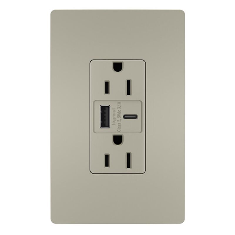 Radiant Electrical Outlet by Legrand