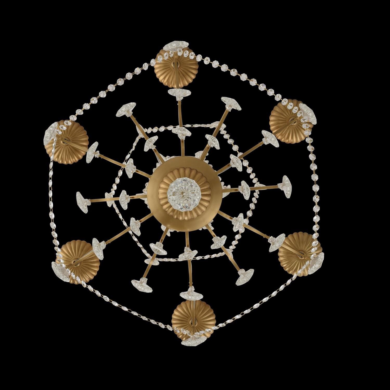 Elise 26 Inch 6 Light Chandelier by Allegri