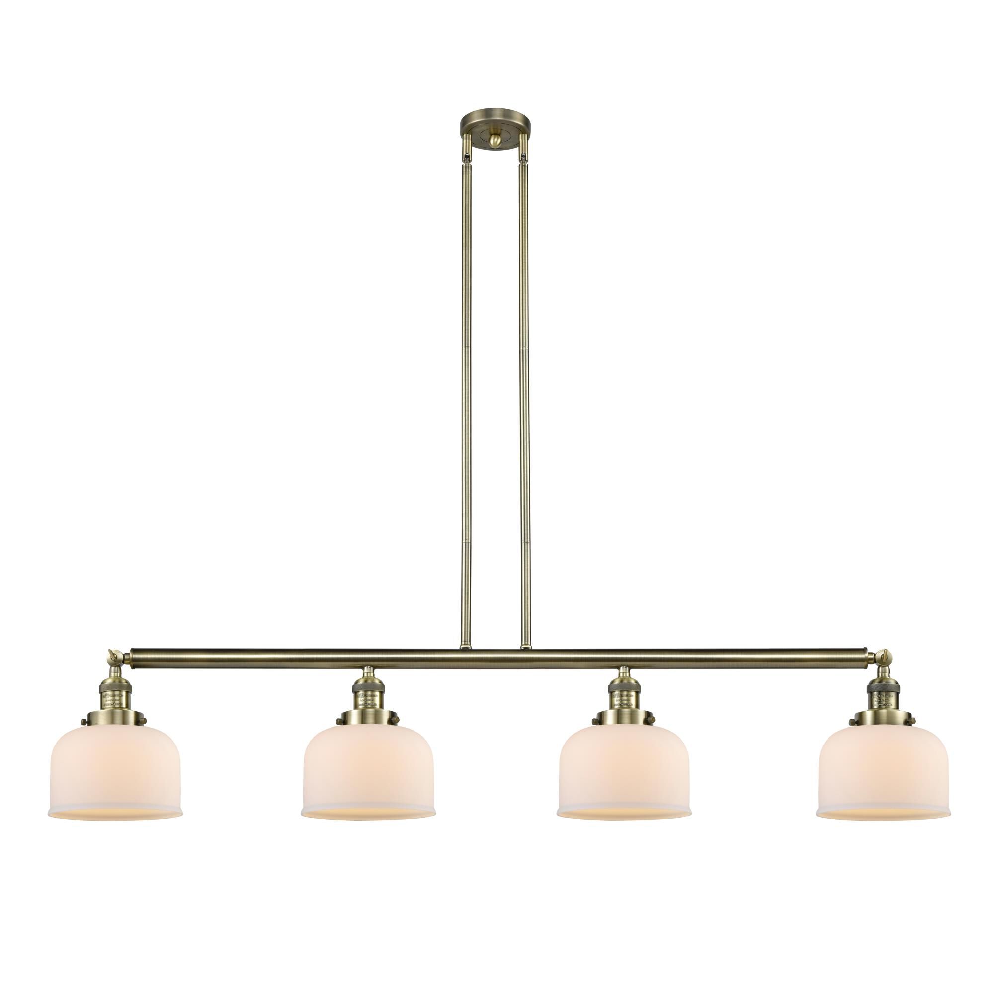 Bruno Marashlian Large Bell 48 Inch 4 Light LED Linear Suspension Light by Innovations Lighting