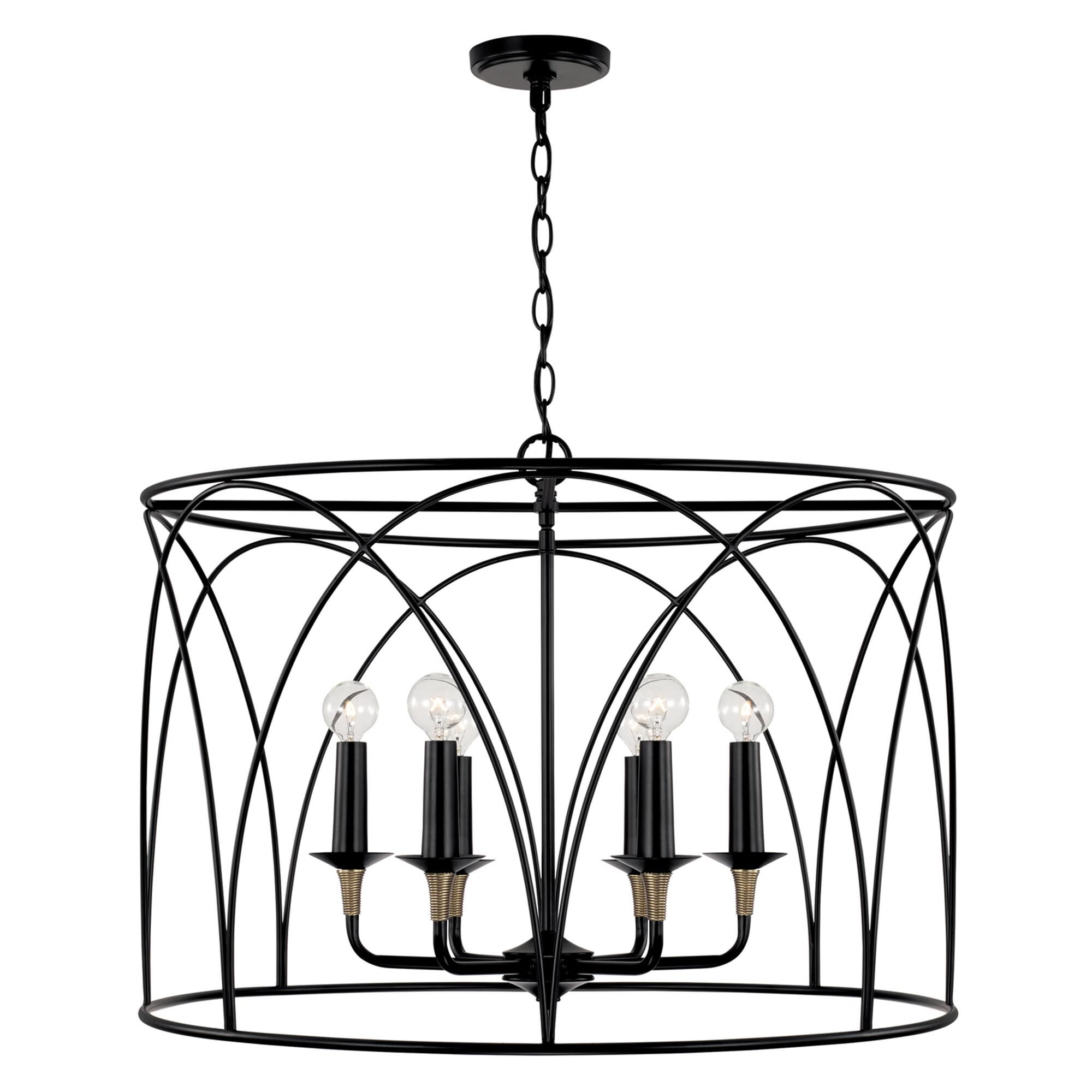 Shown in Matte Black With Brass finish