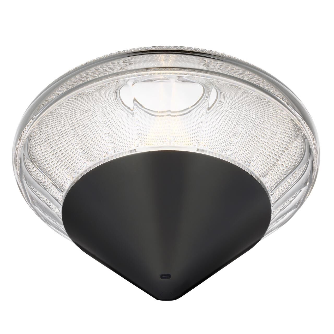 Shown in Bronze finish and Clear crystal