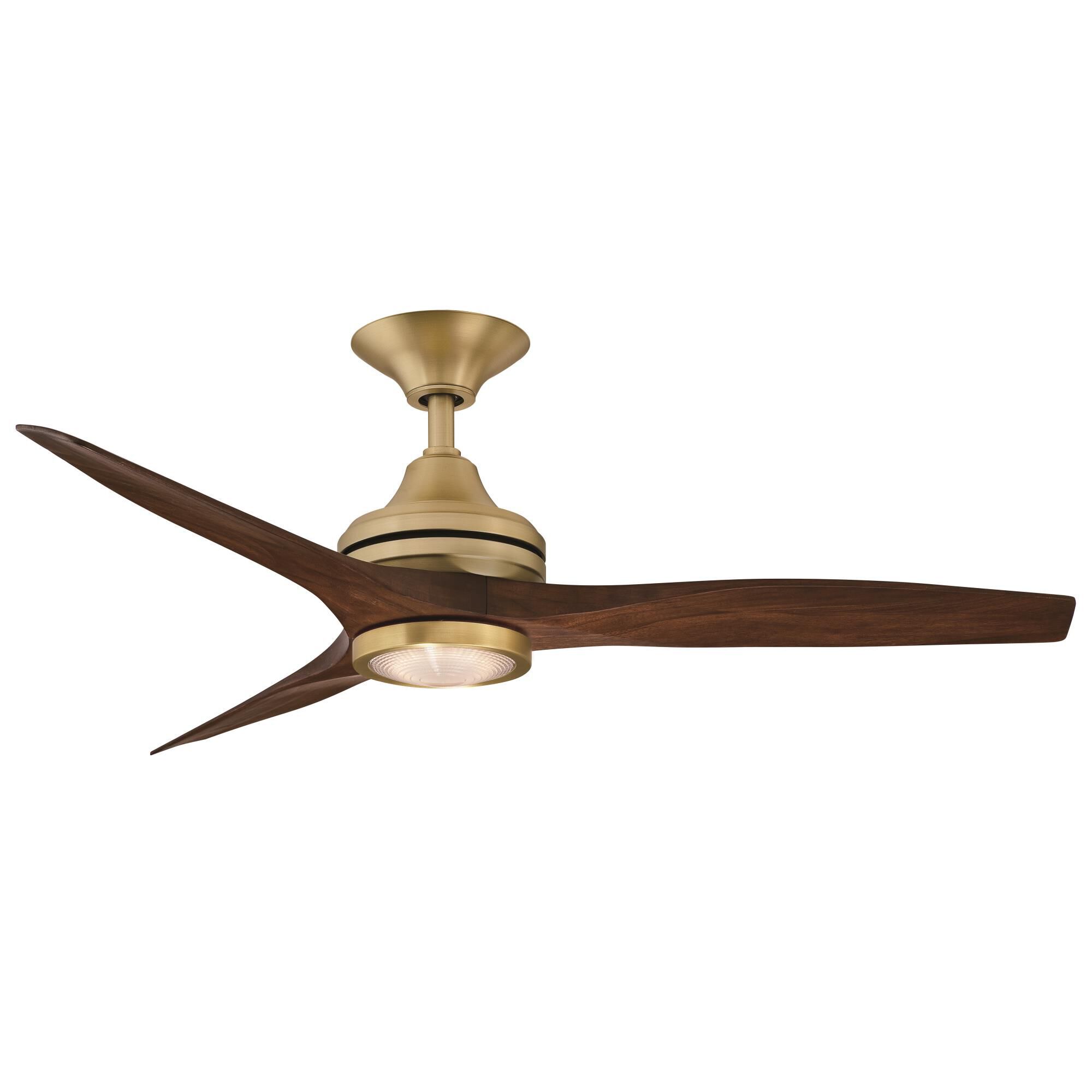 Shown in Brushed Satin Brass finish and Opal Frosted glass