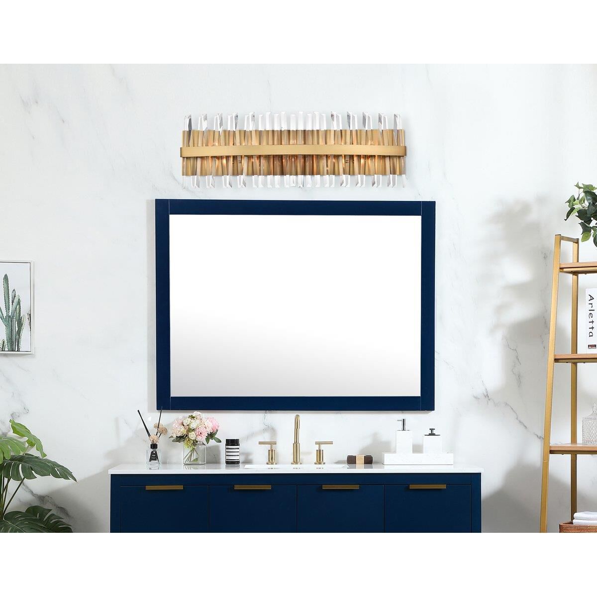 Serephina 36 Inch 10 Light Bath Vanity Light by Elegant Lighting