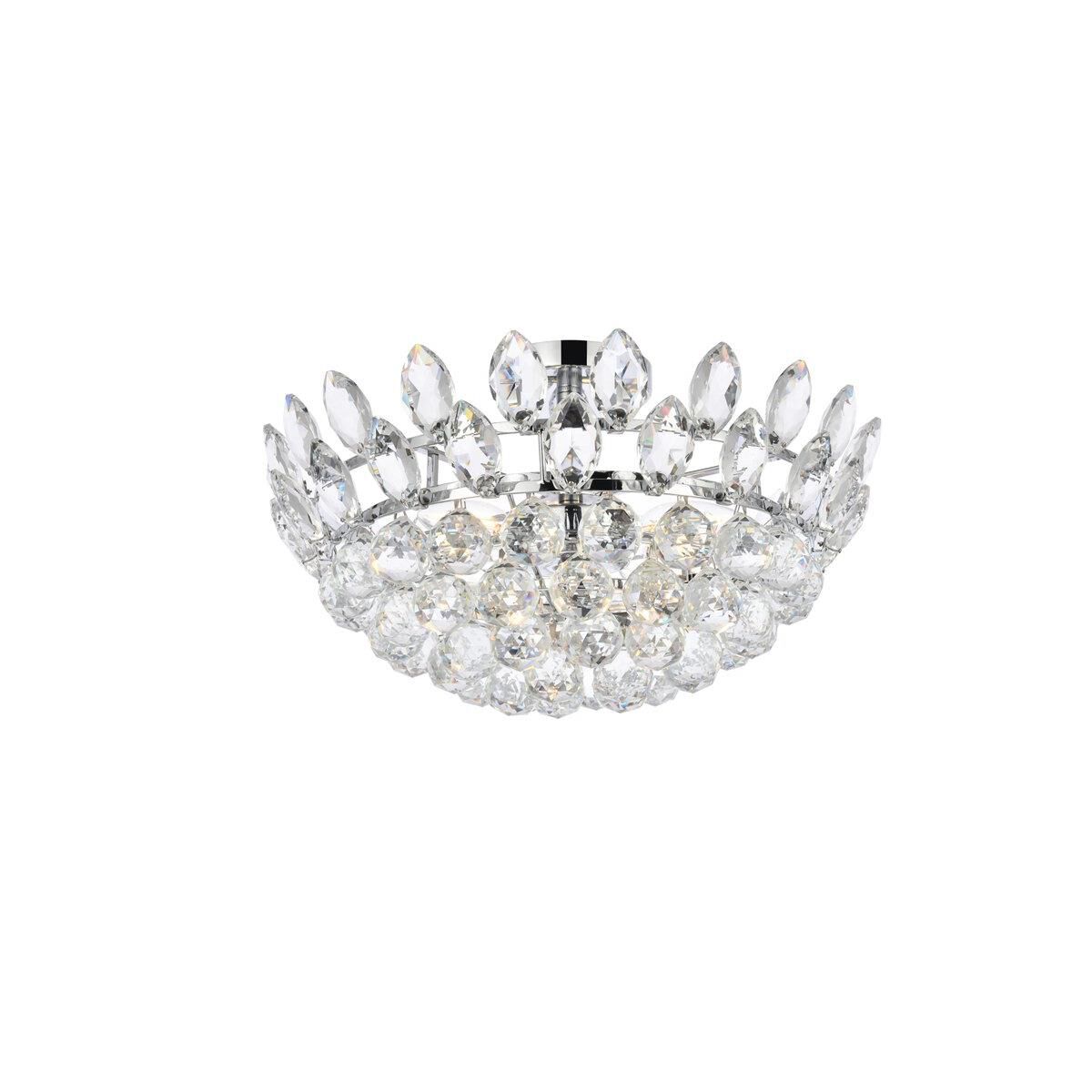 Shown in Chrome finish and Royal Cut Clear crystal