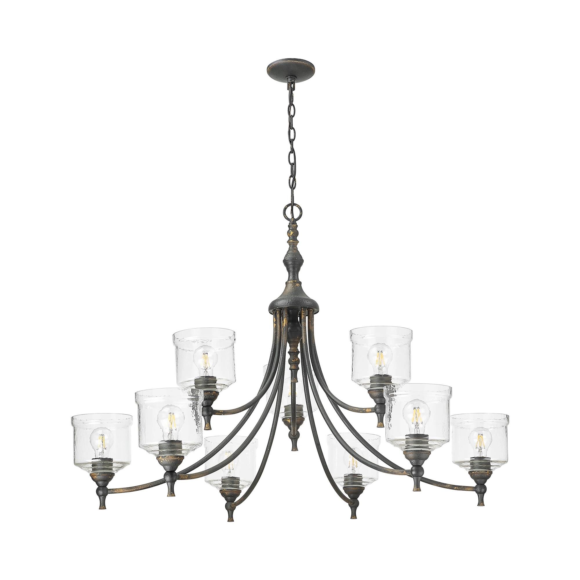 Keating 44 Inch Chandelier by Golden Lighting