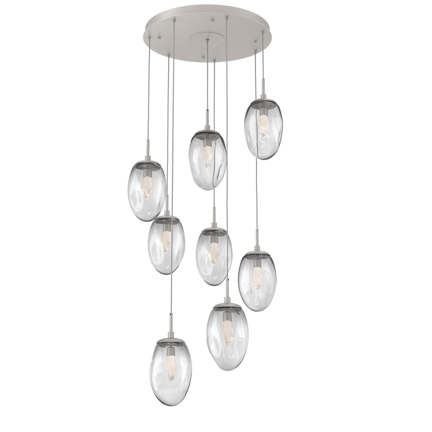 Levi Wilson Nebula 31 Inch 8 Light LED Multi Light Pendant by Hammerton Studio