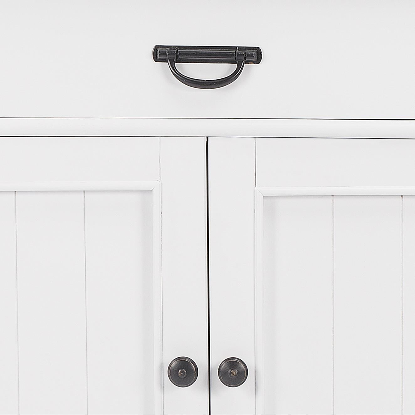 Shown in White finish