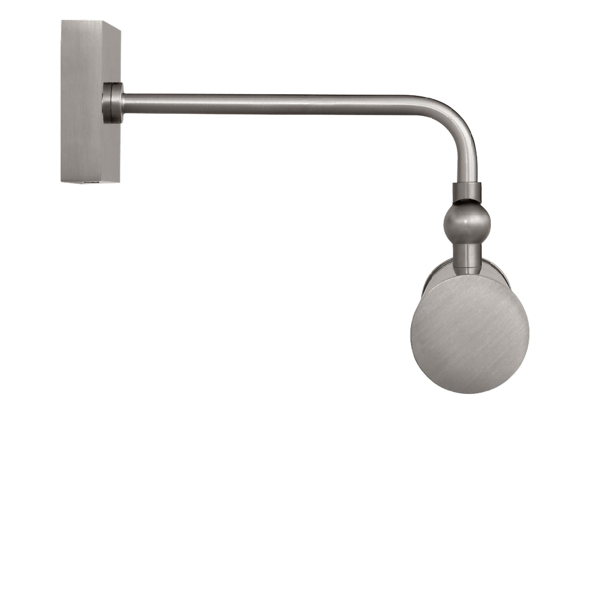 Shown in Brushed Nickel finish and White Acrylic Diffuser shade