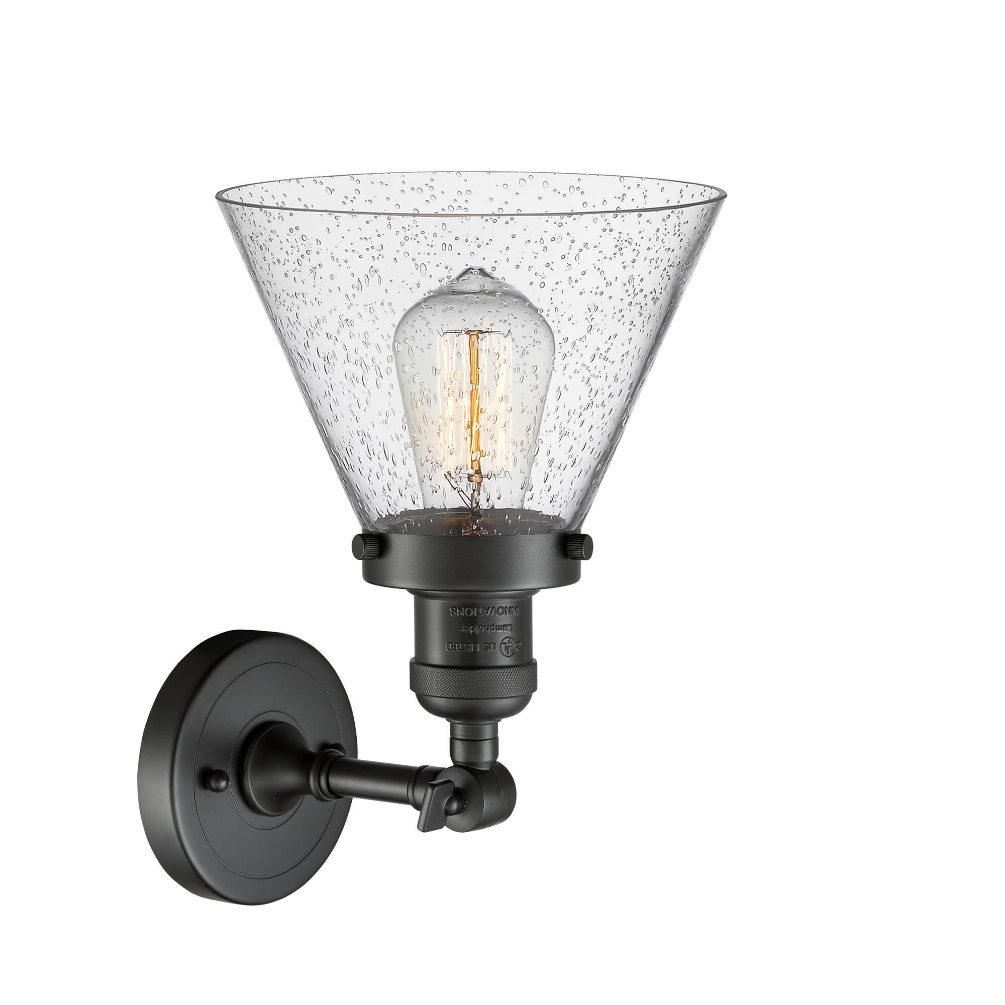 Bruno Marashlian Large Cone 7 Inch 1 Light Semi Flush Mount by Innovations Lighting