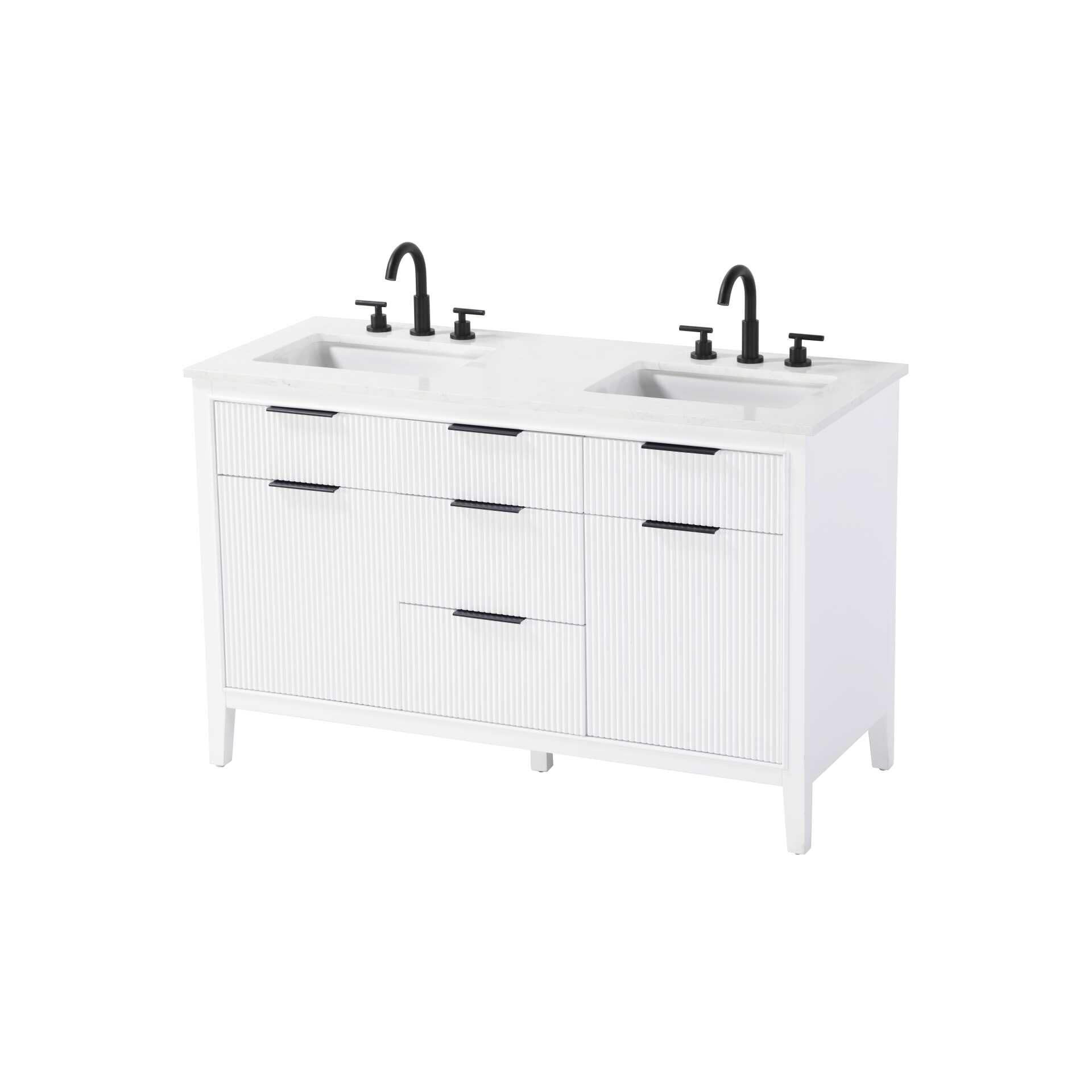 Langston 54 Inch Bath Vanity by Elegant Decor