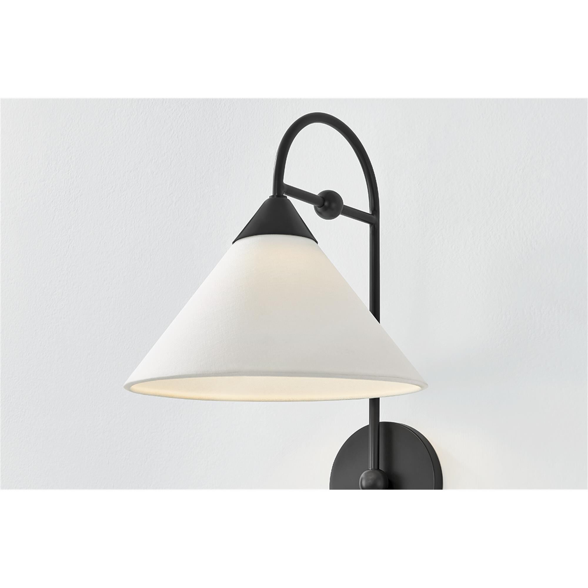 Shown in Old Bronze finish and White shade