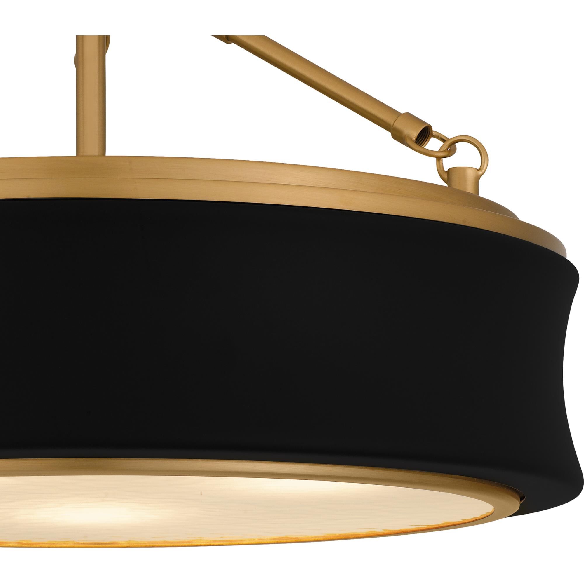 Dylan 16 Inch Semi Flush Mount by Quoizel