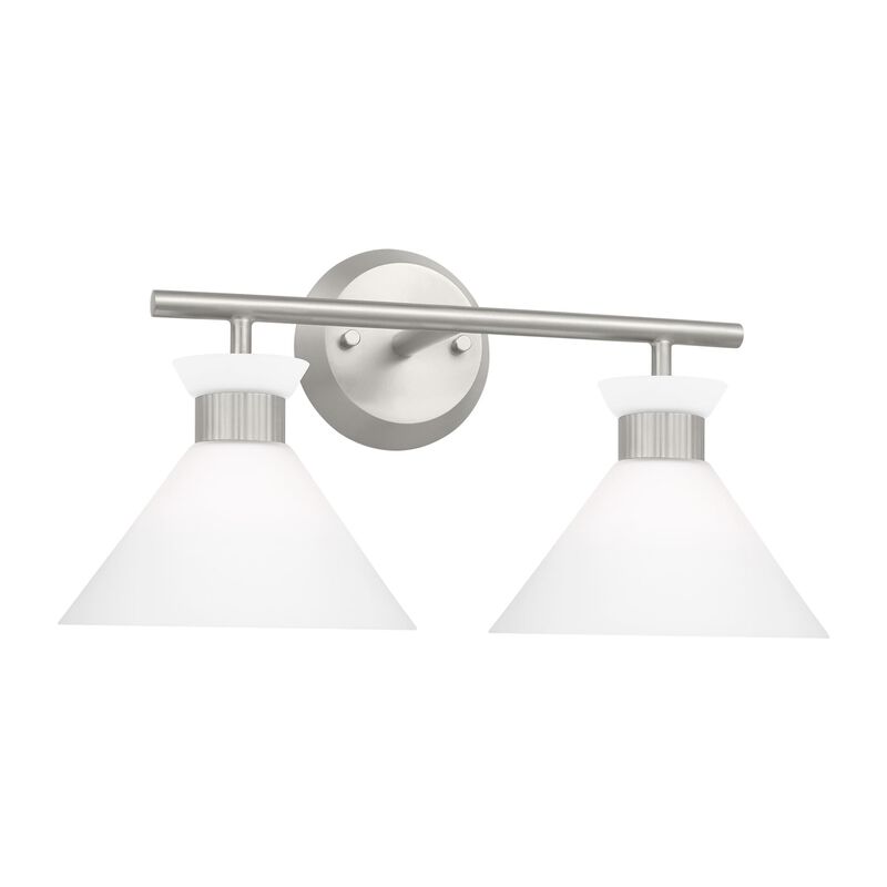 Drew & Jonathan Belcarra 17 Inch 2 Light Bath Vanity Light by Visual Comfort Studio