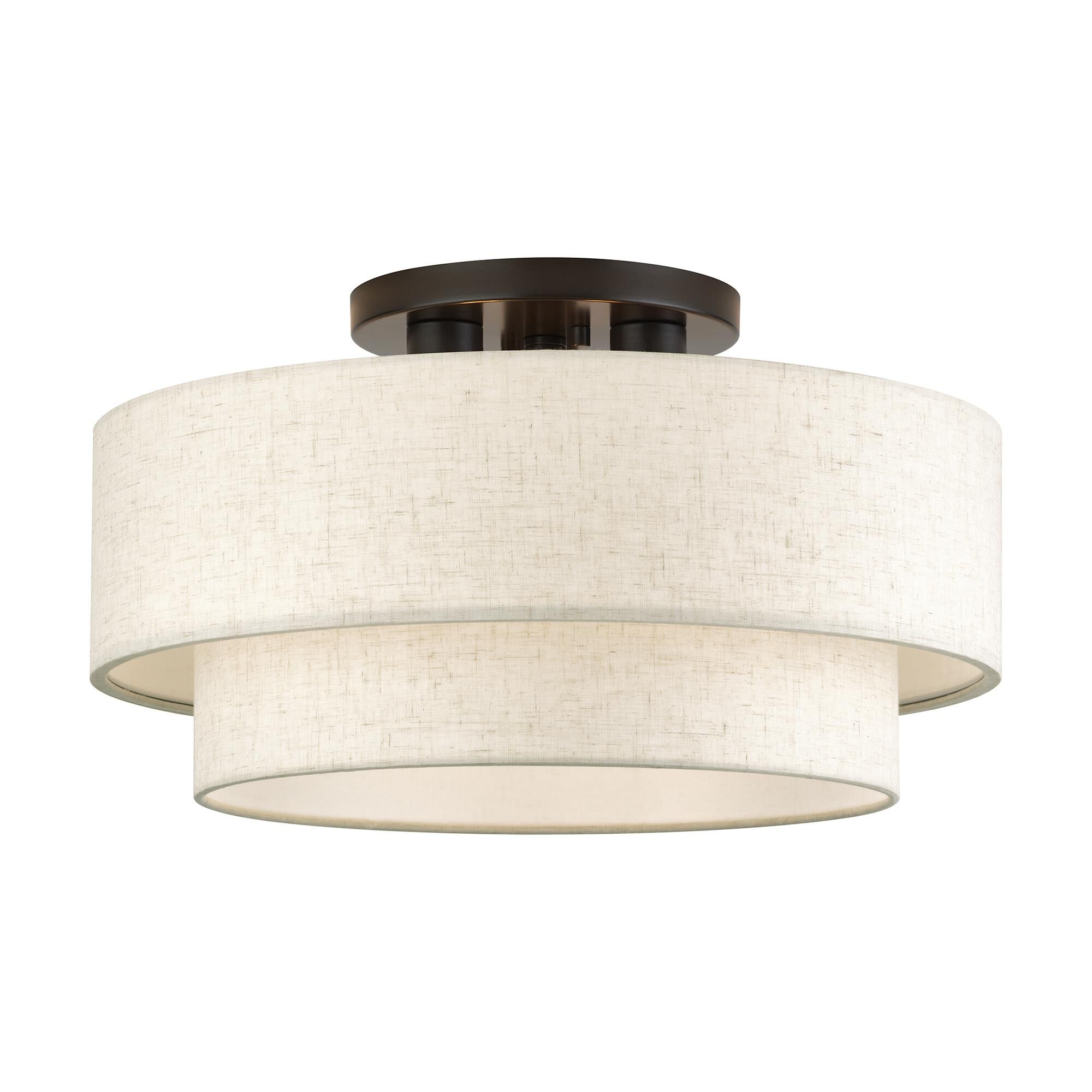 Manorwood 18 Inch Semi Flush Mount by Livex Lighting