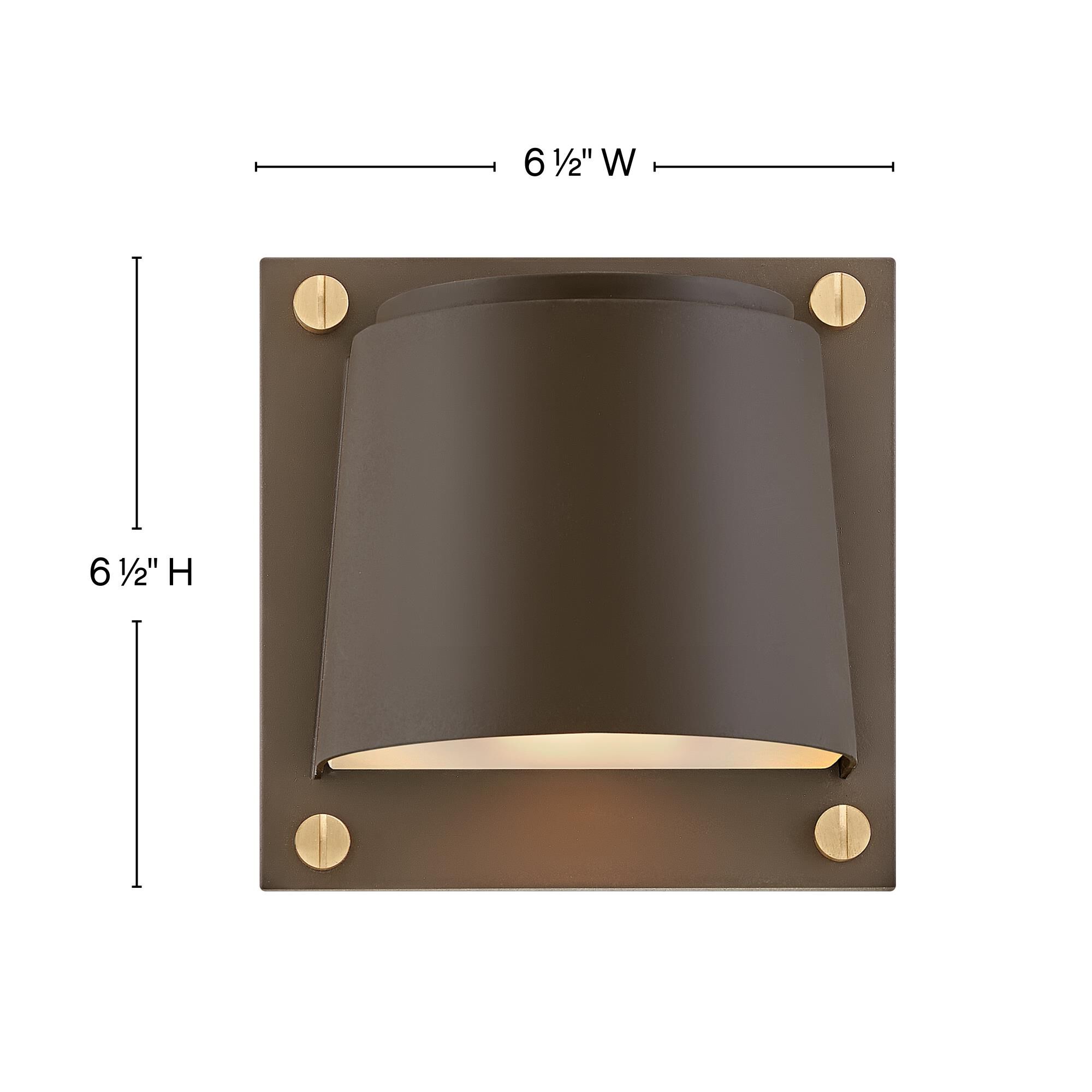 Hinkley Lighting Scout 6 Inch Tall LED Outdoor Wall Light