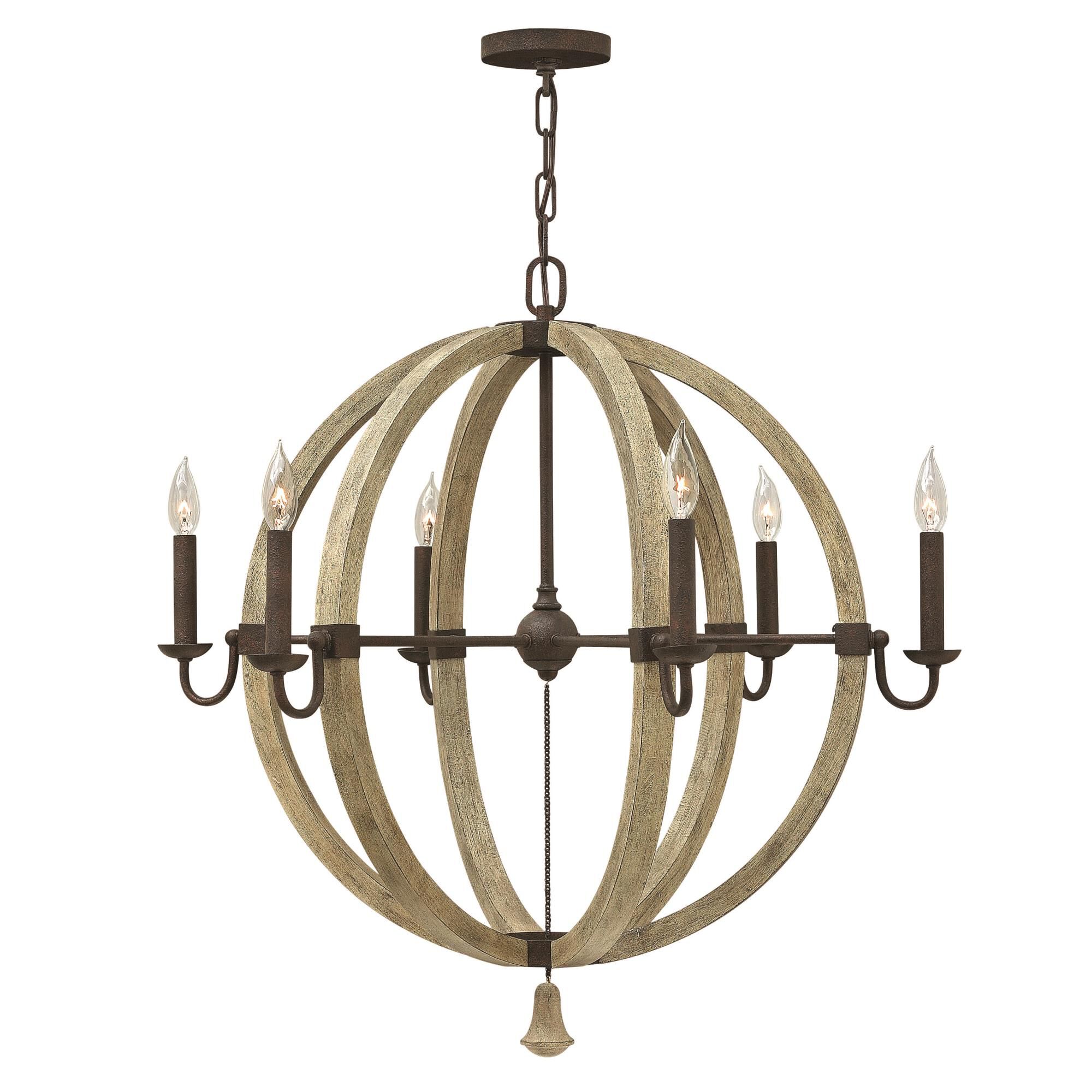Middlefield 31 Inch 6 Light Chandelier by Fredrick Ramond