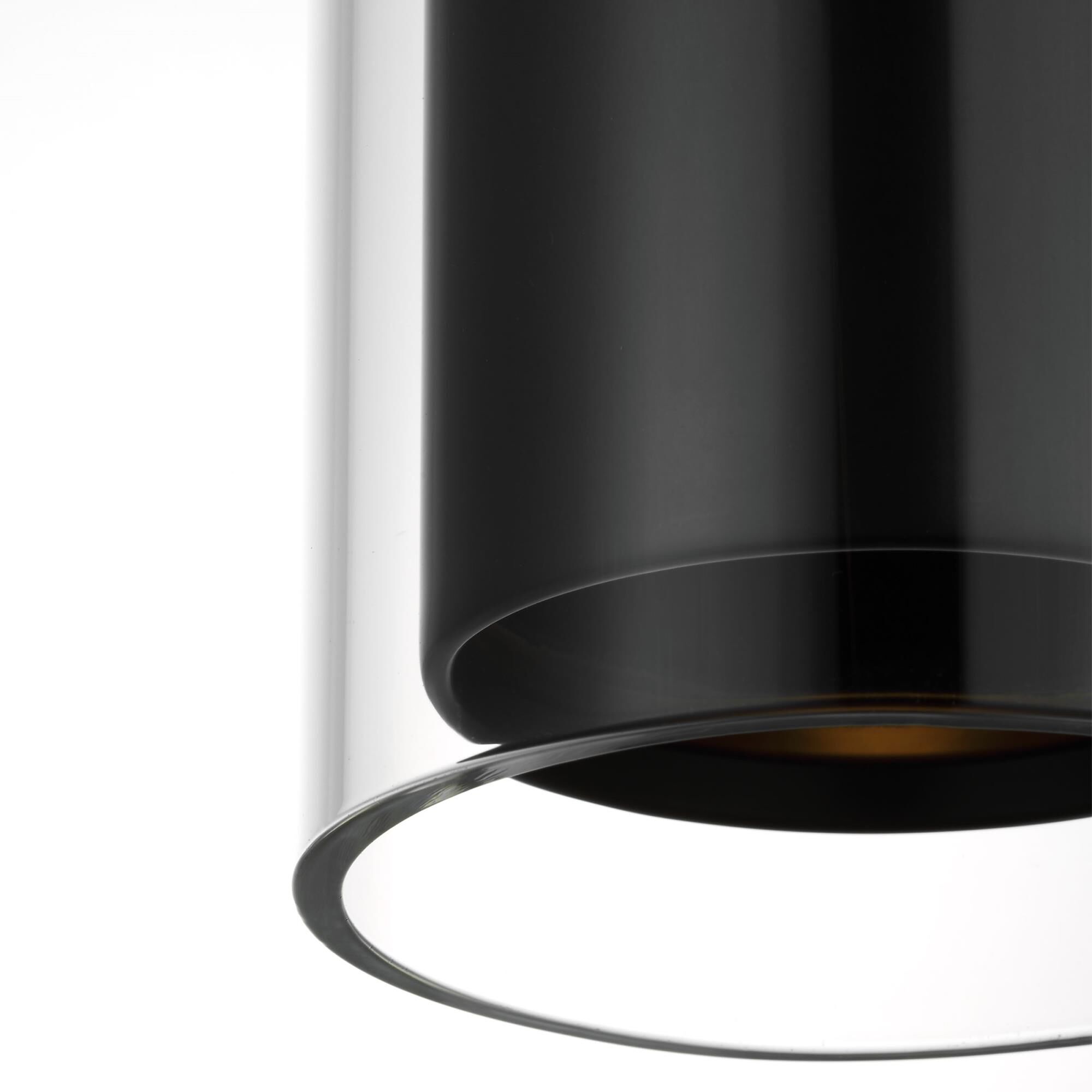 Shown in Bronze finish and Clear glass