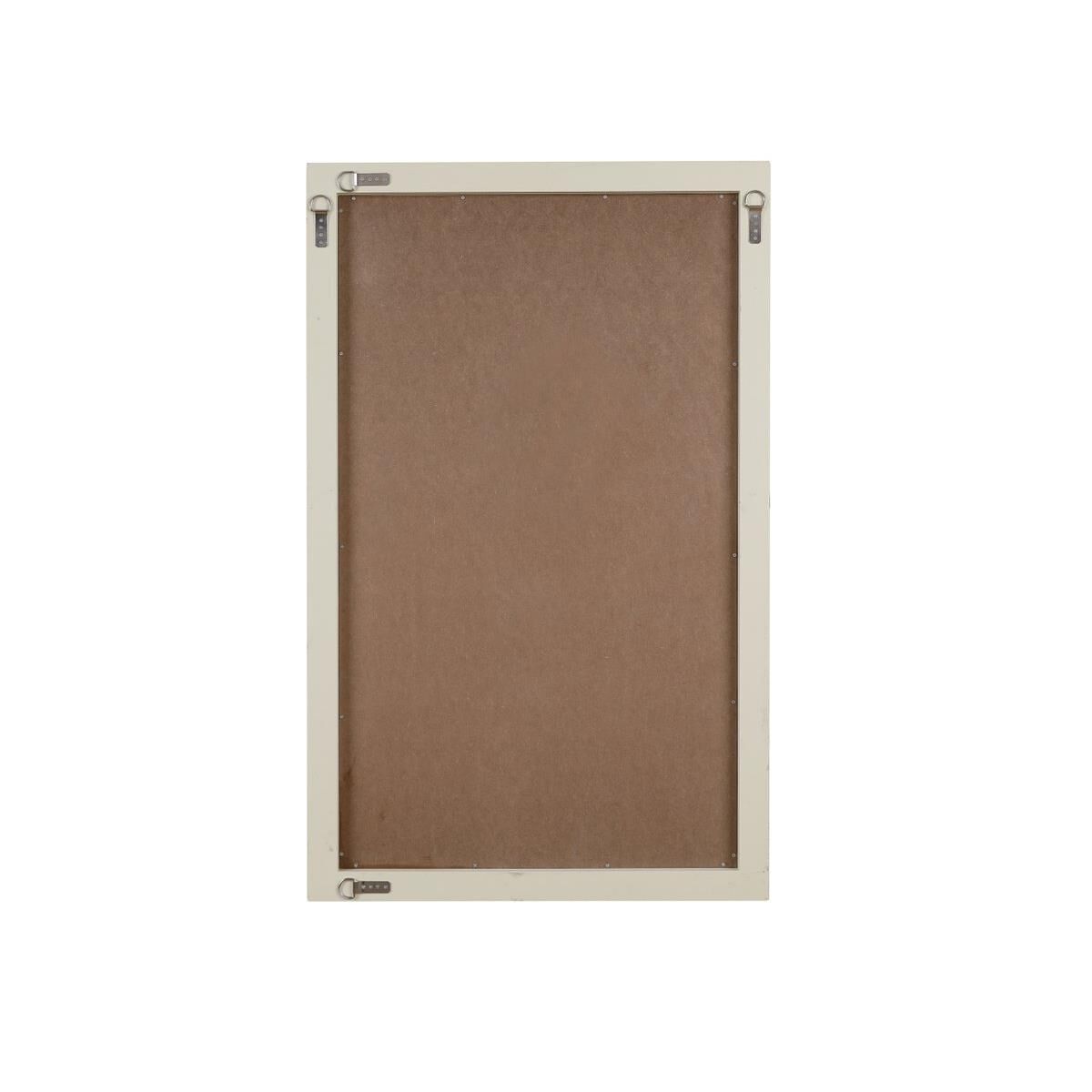 Rectangular mirror 48x30 inch in chevron Wall Mirror by Elegant Decor