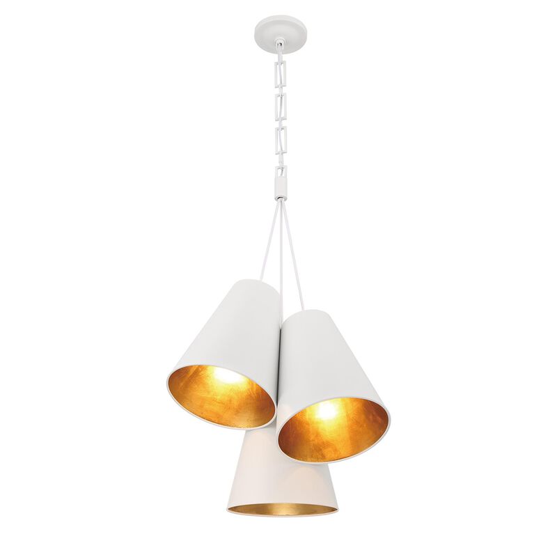 Alston 20 Inch 3 Light Multi Light Pendant by Crystorama