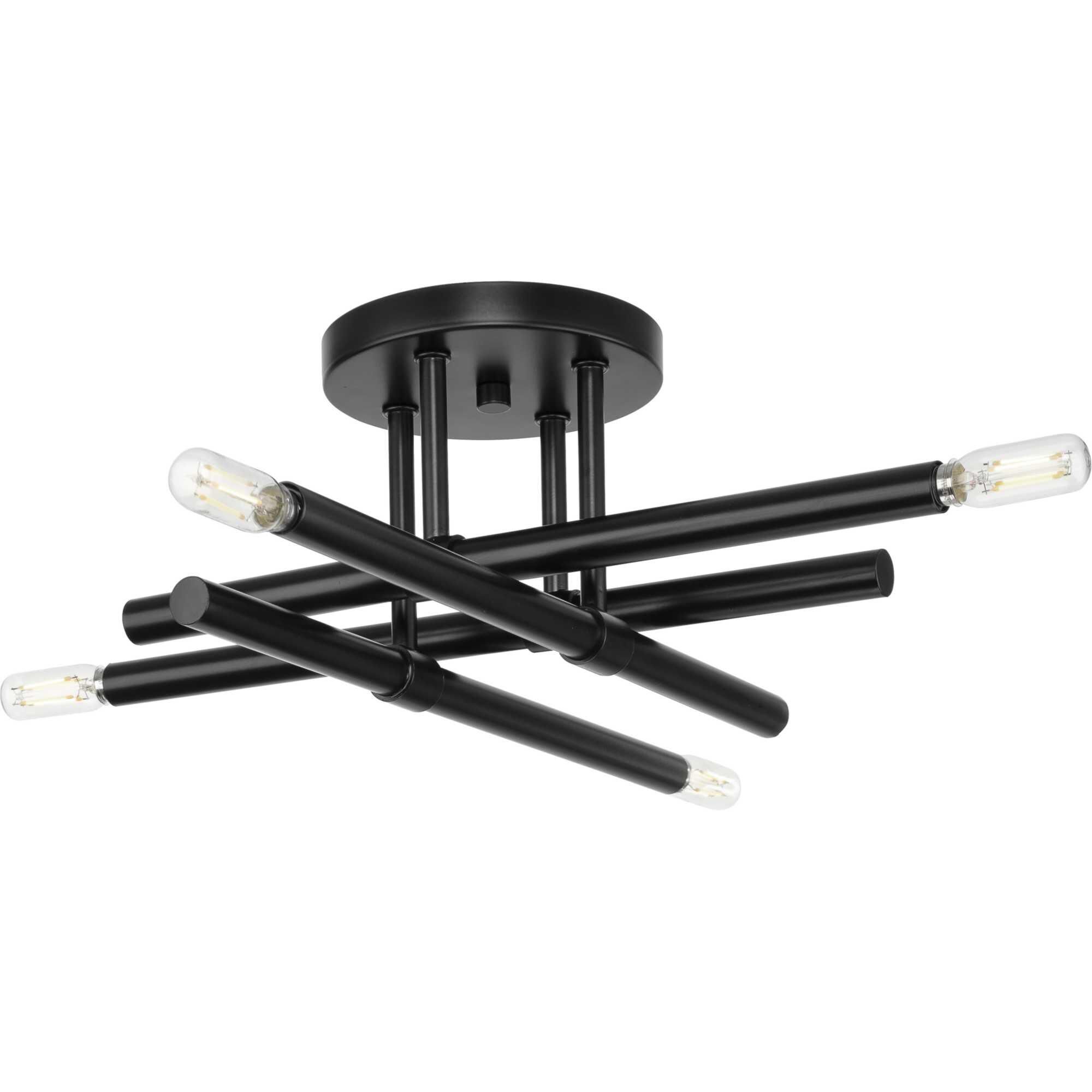 Arya 20 Inch 4 Light Semi Flush Mount by Progress Lighting