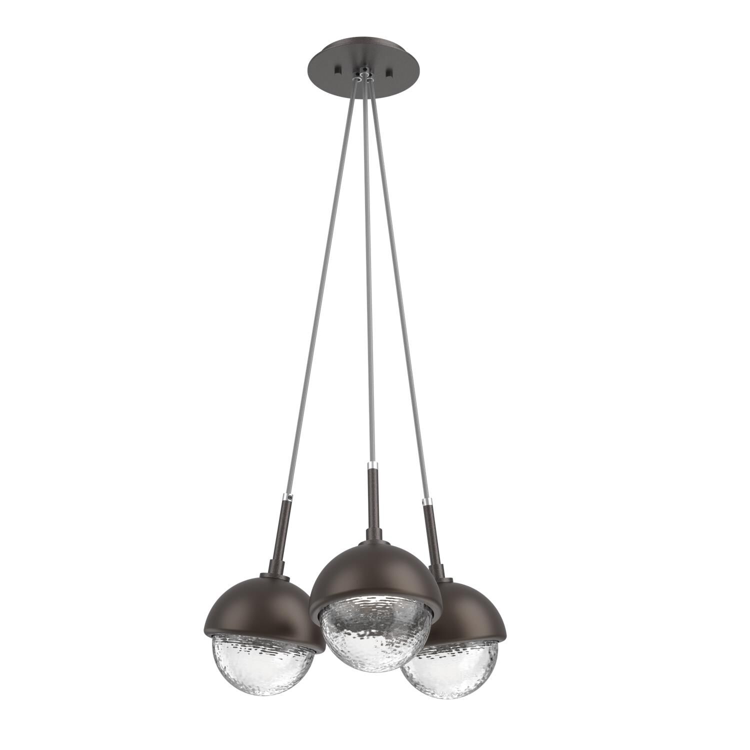 Levi Wilson Cabochon 13 Inch Multi Pendant Light by Hammerton Studio