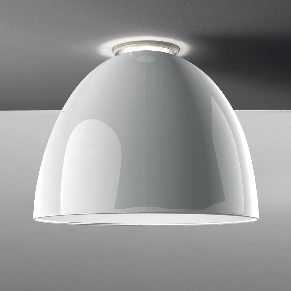 Ernesto Gismondi Nur 21 Inch 1 Light Semi Flush Mount by Artemide