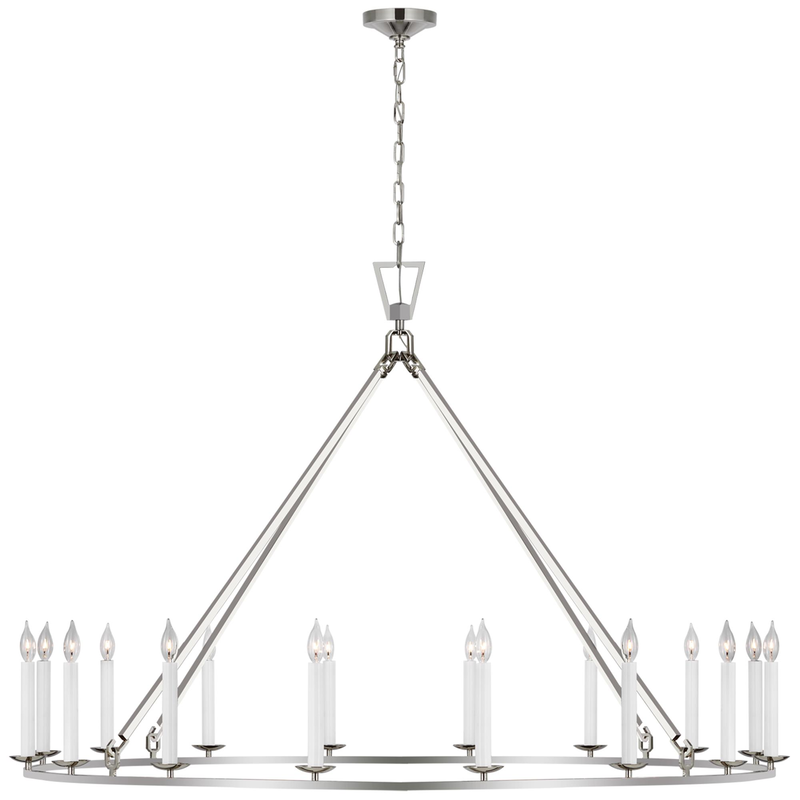 Chapman and Myers Darlana 61 Inch 16 Light LED Chandelier by Visual Comfort Signature Collection