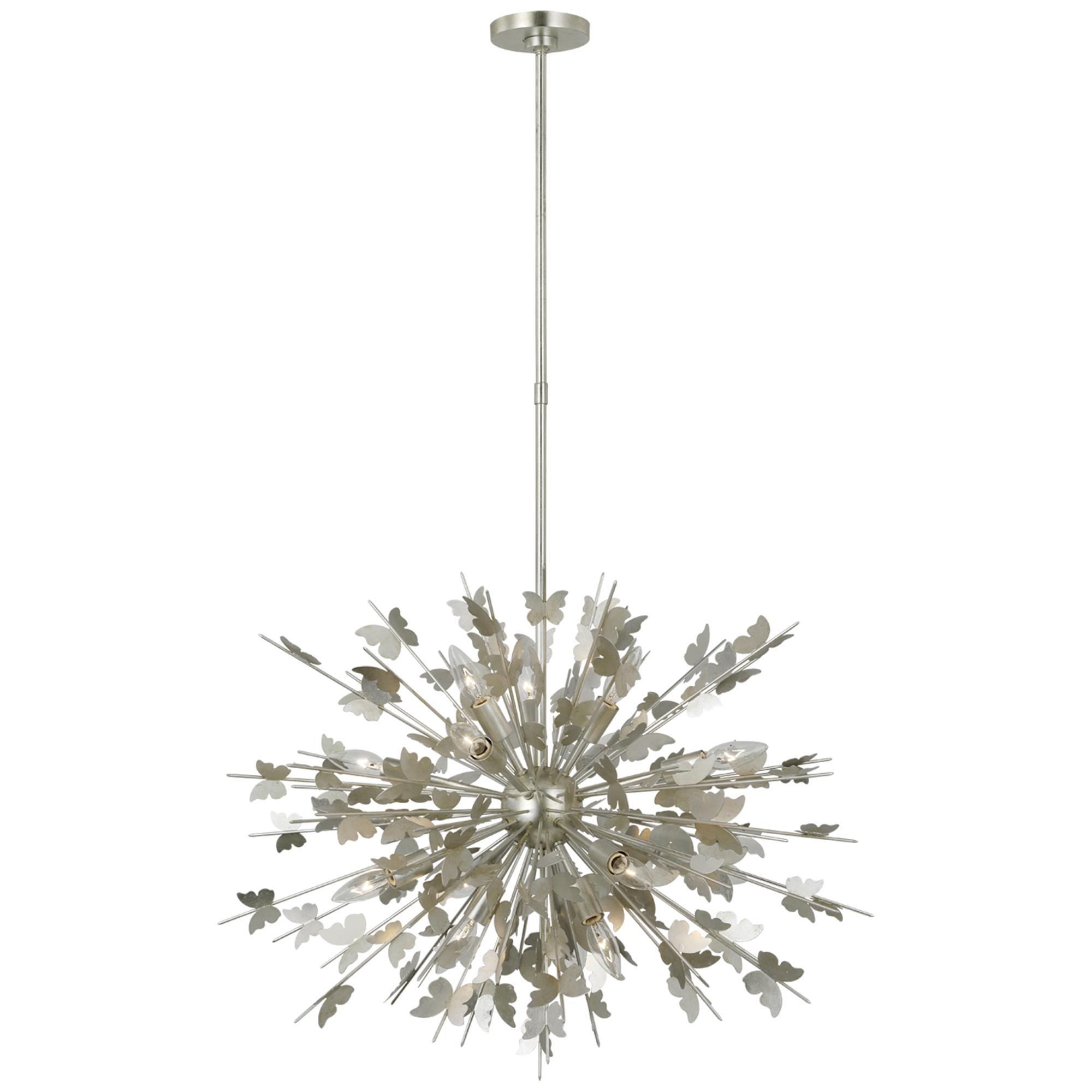 Shown in Burnished Silver Leaf finish