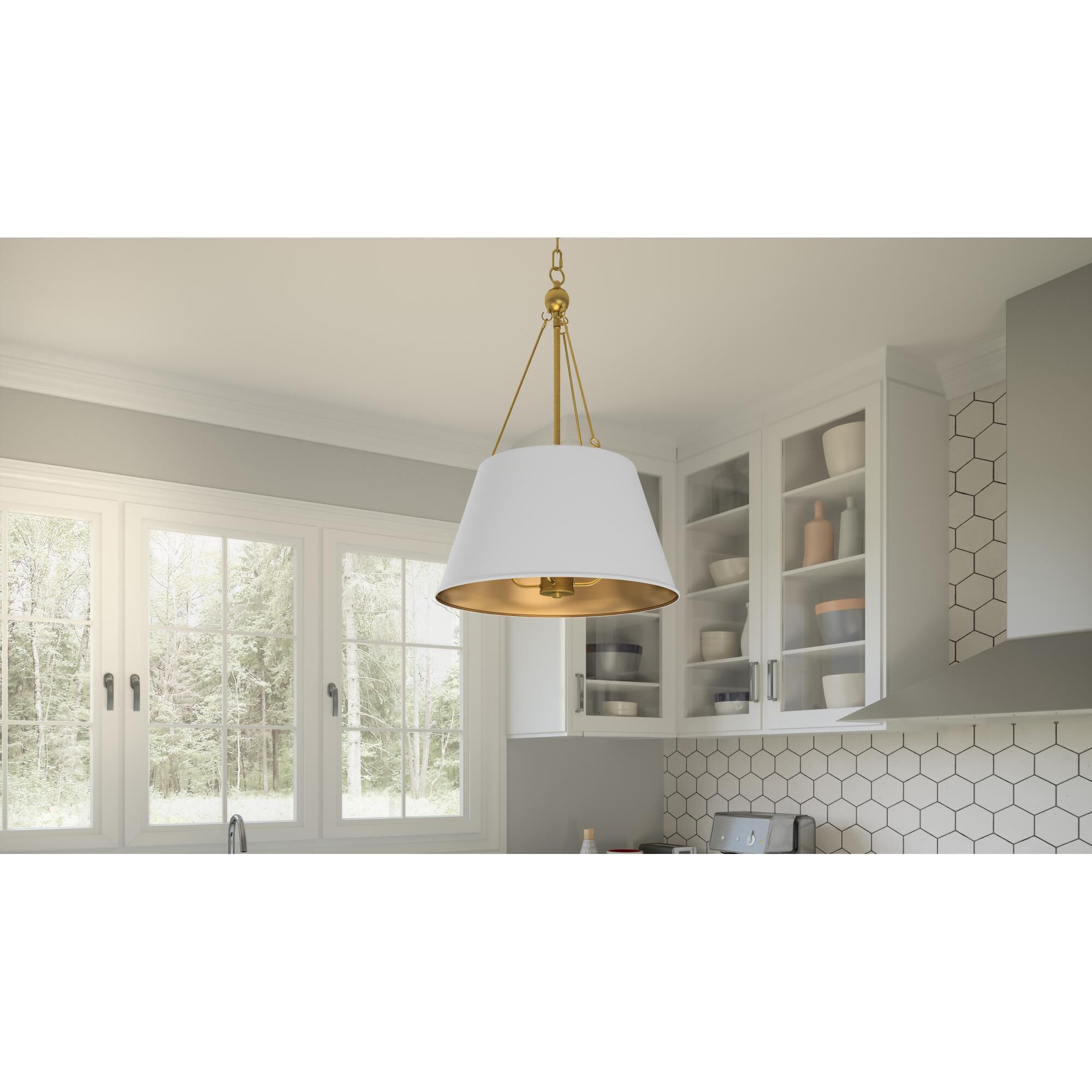 Aberdale 18 Inch Large Pendant by Quoizel