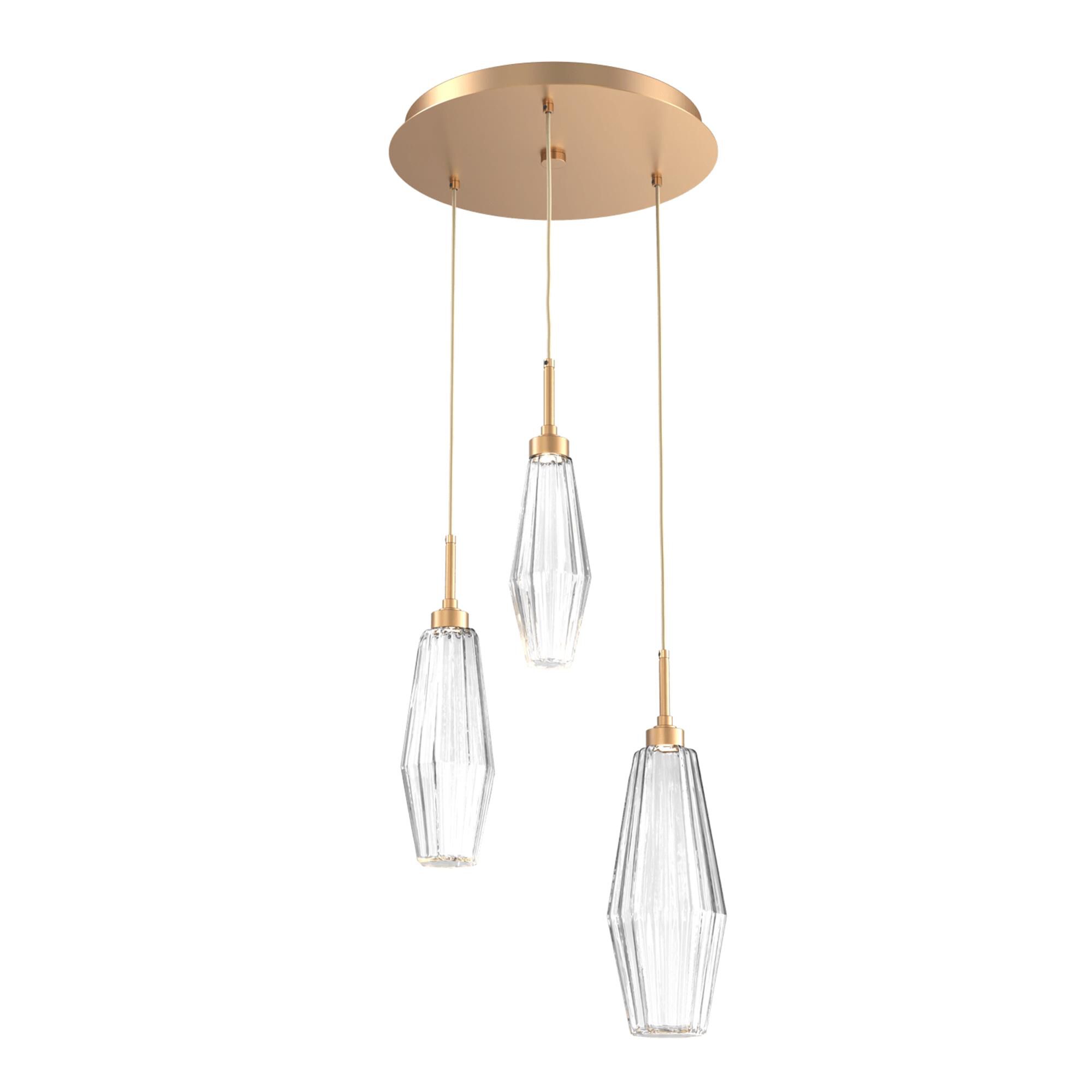 Aalto 17 Inch 3 Light Multi Light Pendant,