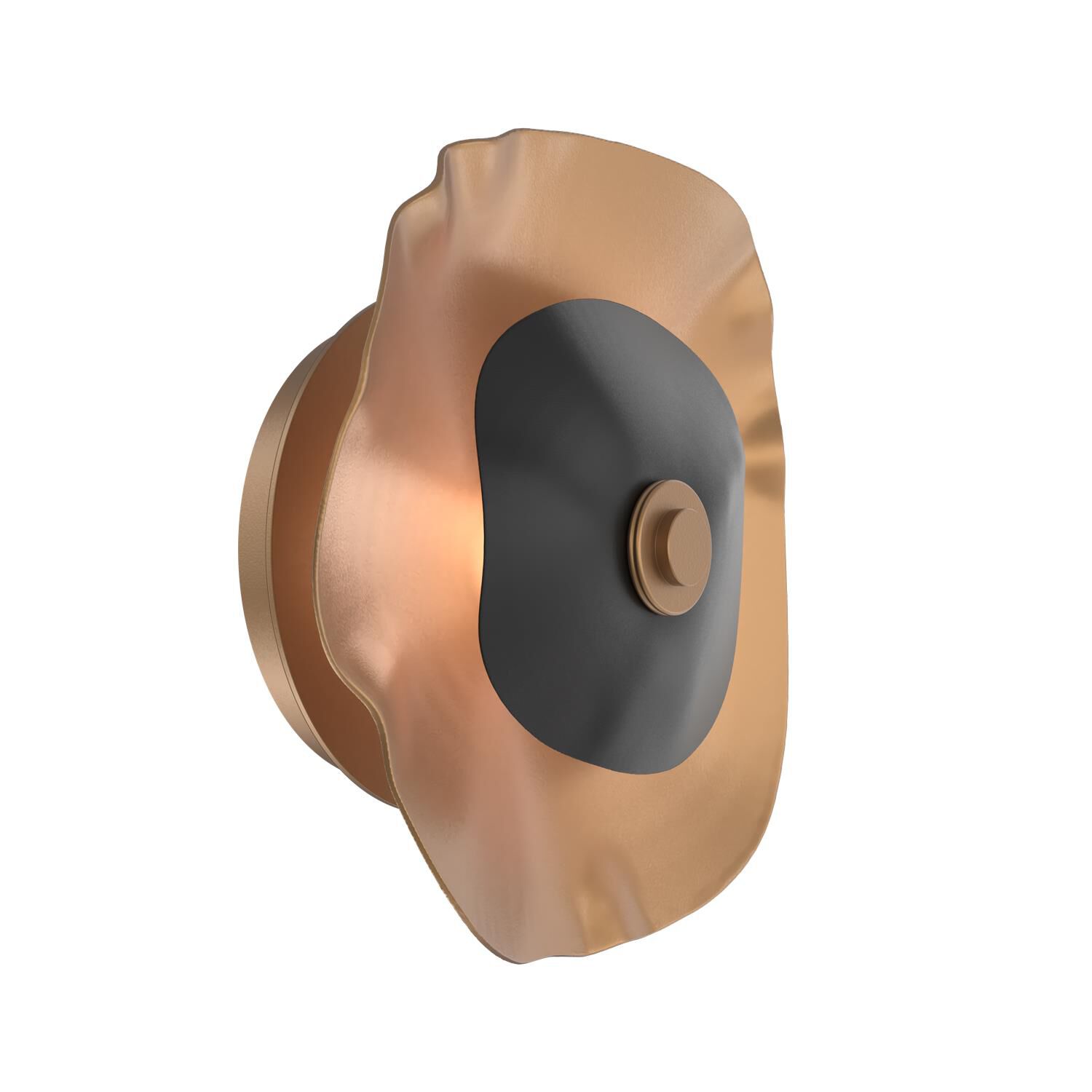 Shown in Novel Brass finish and Matte Black accent