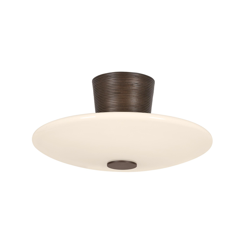 Albus 16 Inch Semi Flush Mount by Troy Lighting