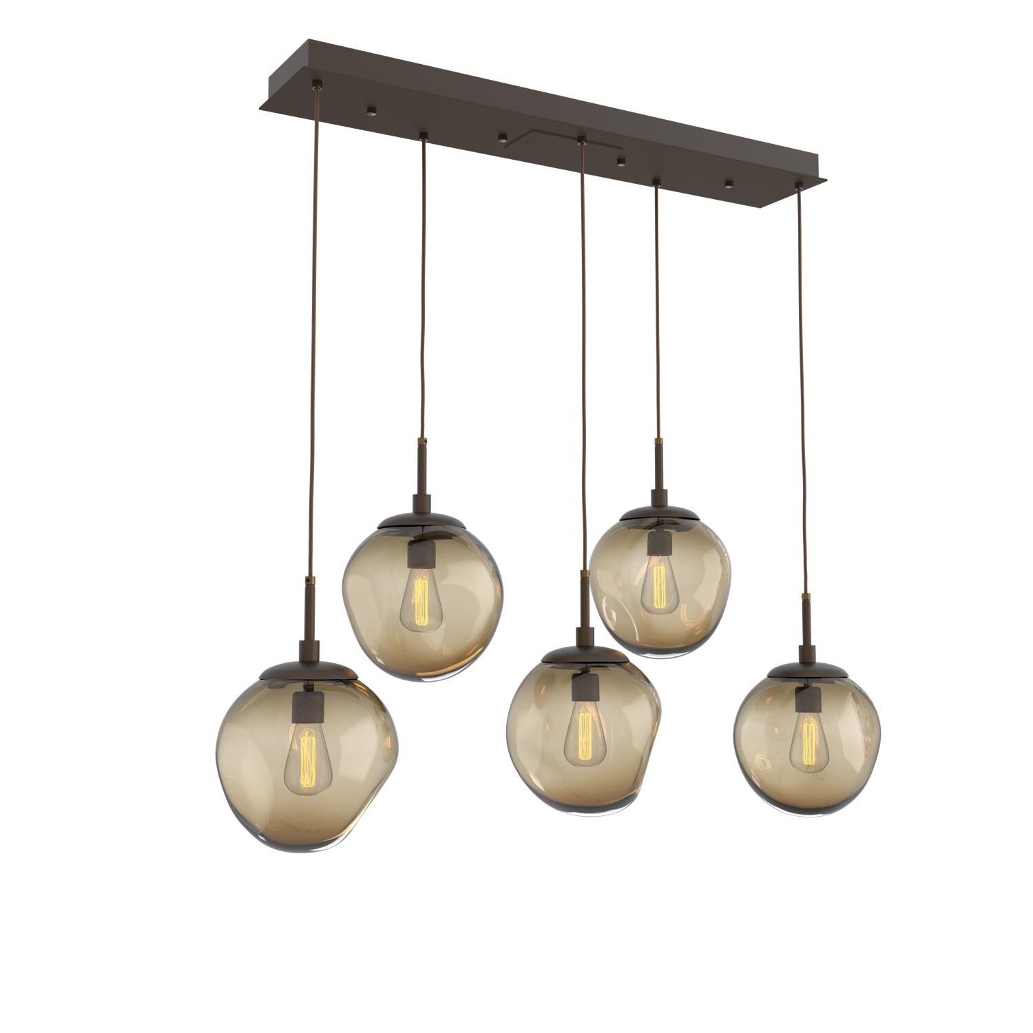 Levi Wilson Nebula 42 Inch 5 Light Linear Suspension Light by Hammerton Studio