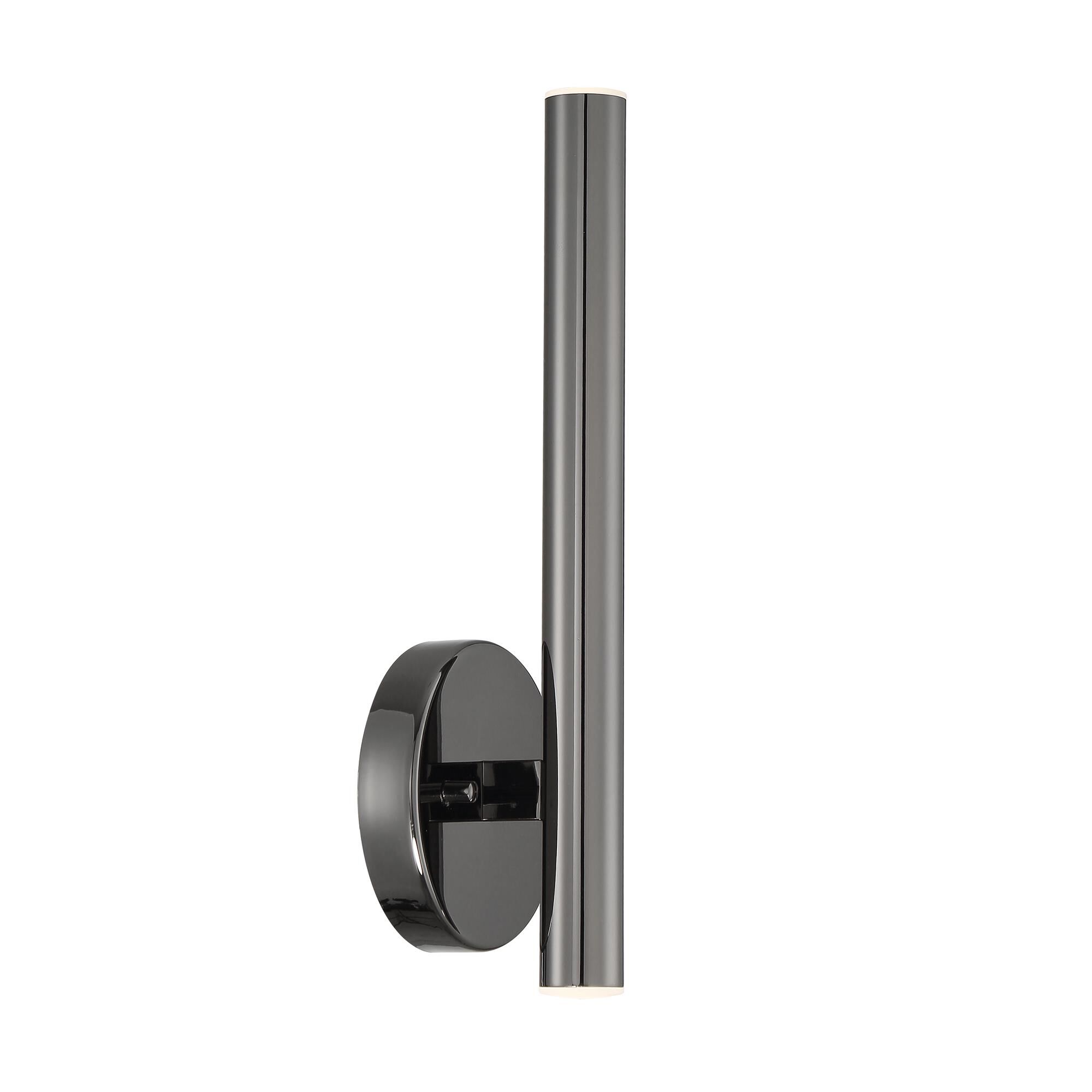 Shown in Pearl Black finish and Steel glass and Steel shade