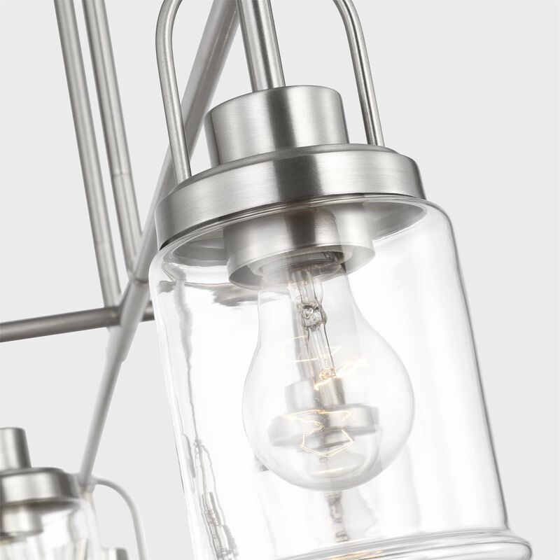 Anders Medium Linear Chandelier by Visual Comfort Studio