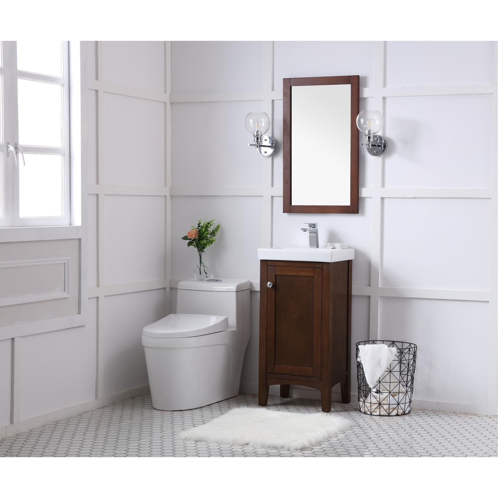 Shown in Antique Coffee finish