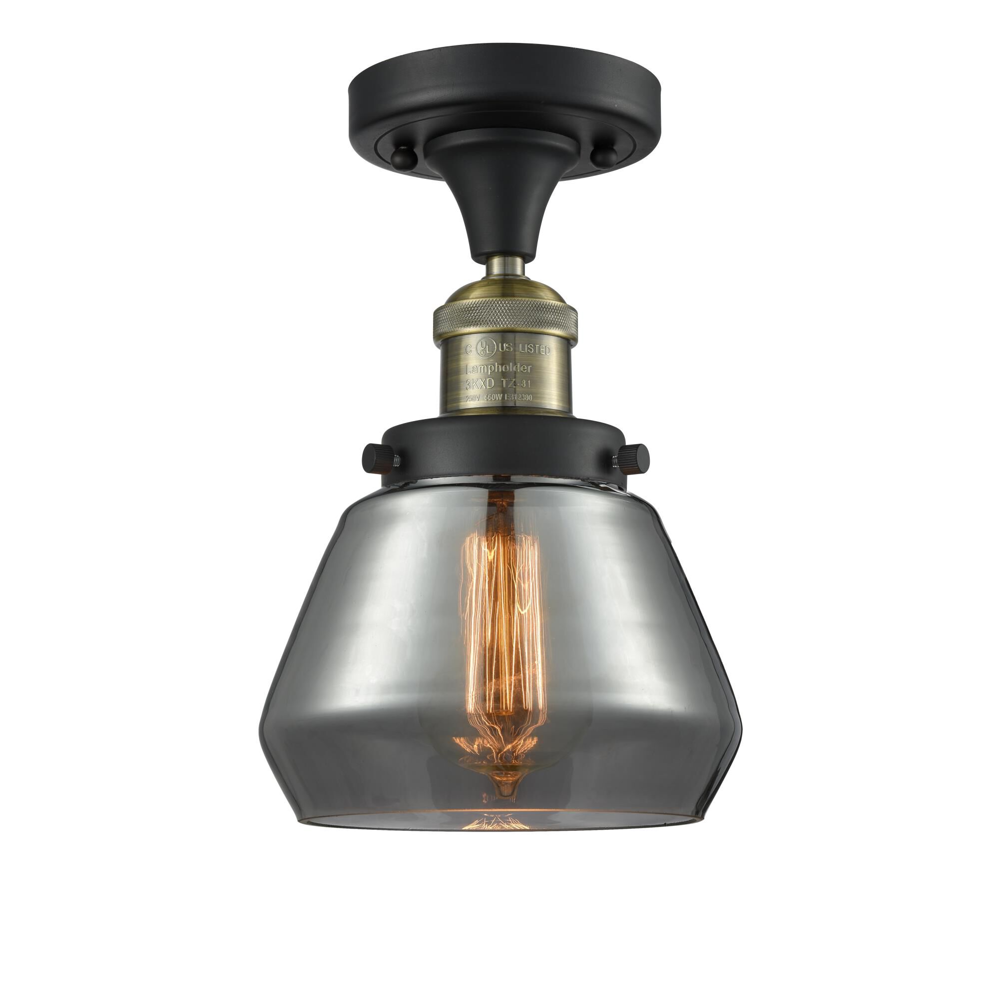 Bruno Marashlian Fulton 6 Inch 1 Light Semi Flush Mount by Innovations Lighting