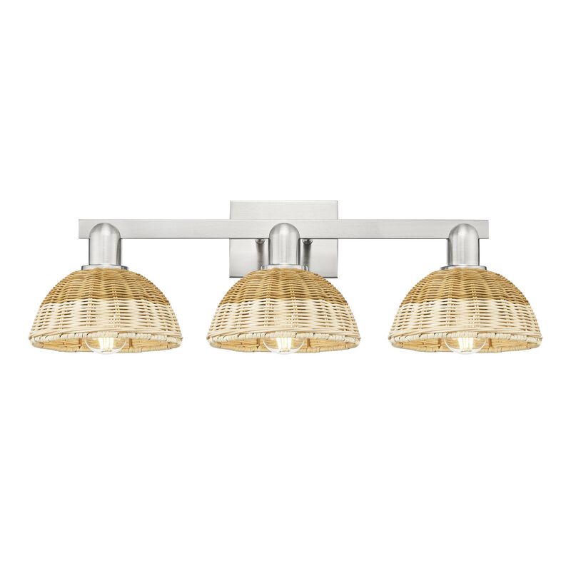 Bruno Marashlian Natural Ballston Dome 26 Inch Bath Vanity Light by Innovations Lighting