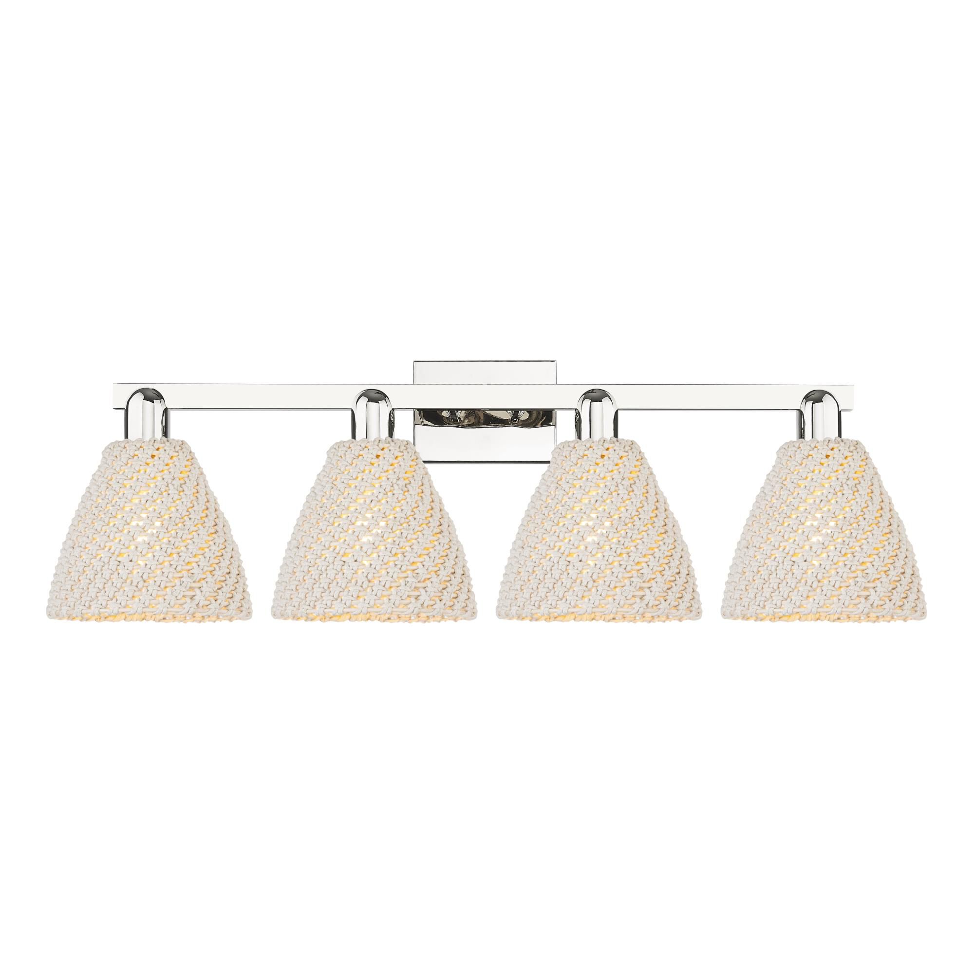 Bruno Marashlian Natural Ballston Dome 36 Inch Bath Vanity Light by Innovations Lighting