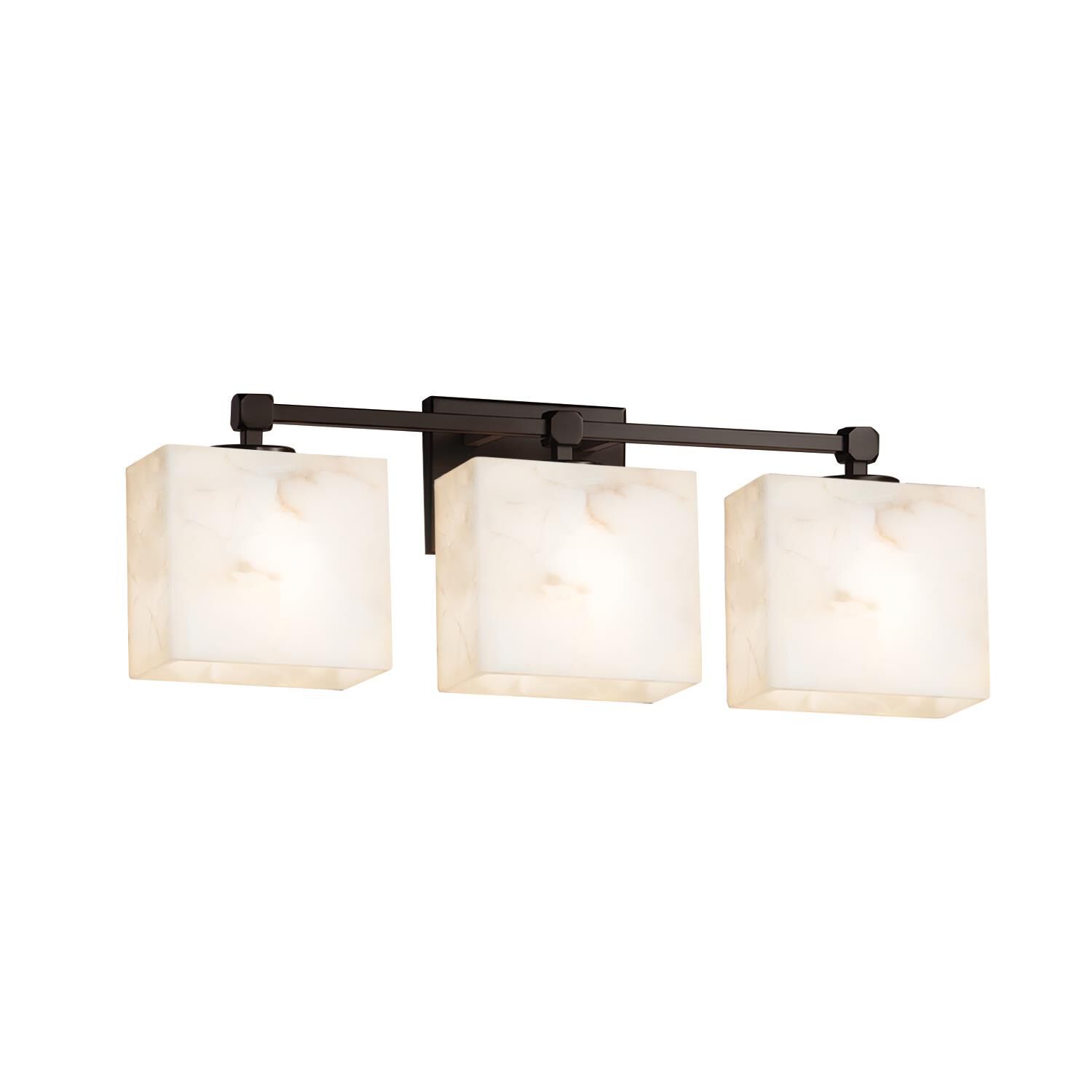 Alabaster Rocks! 23 Inch 3 Light Bath Vanity Light by Justice Design Group