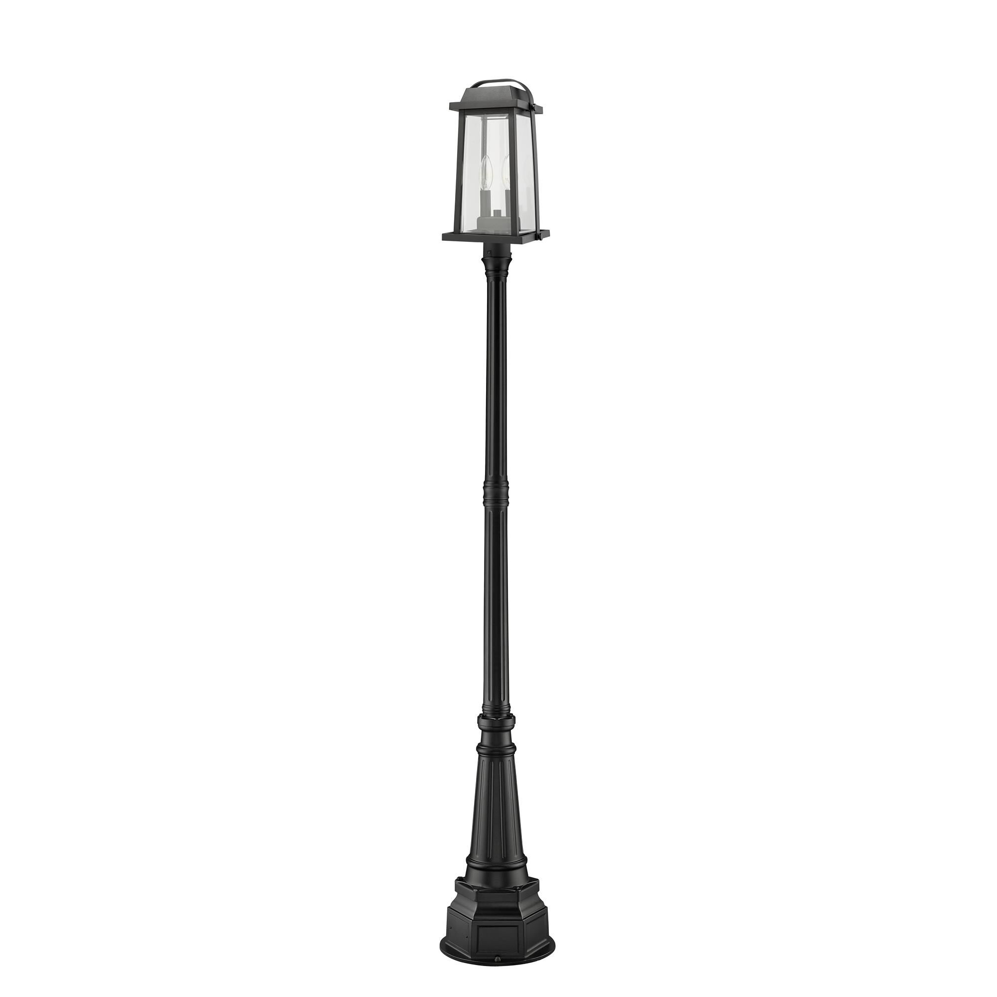 Millworks 97 Inch Tall 2 Light Outdoor Post Lamp by Z-Lite