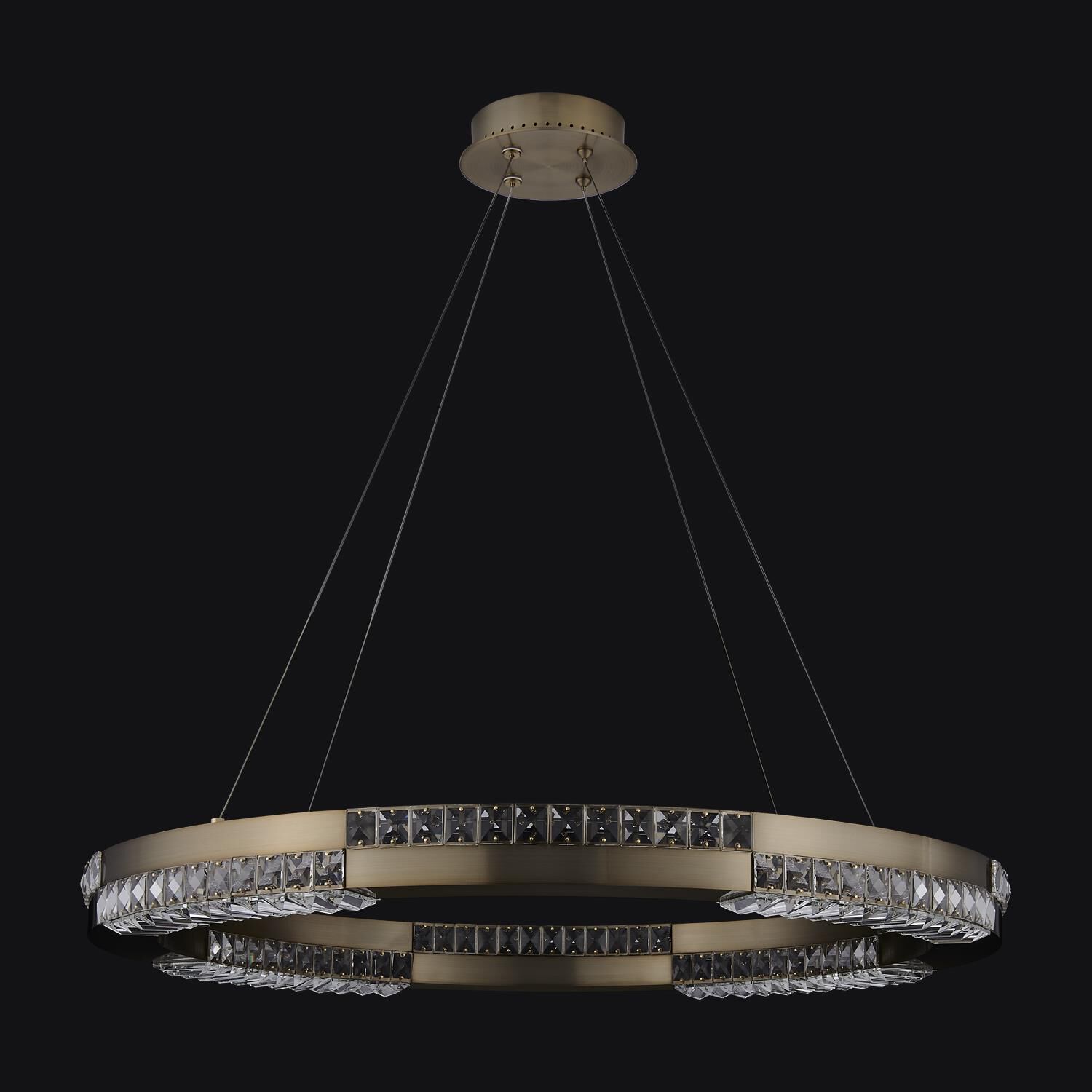 Shown in Winter Brass finish and Firenze Clear crystal