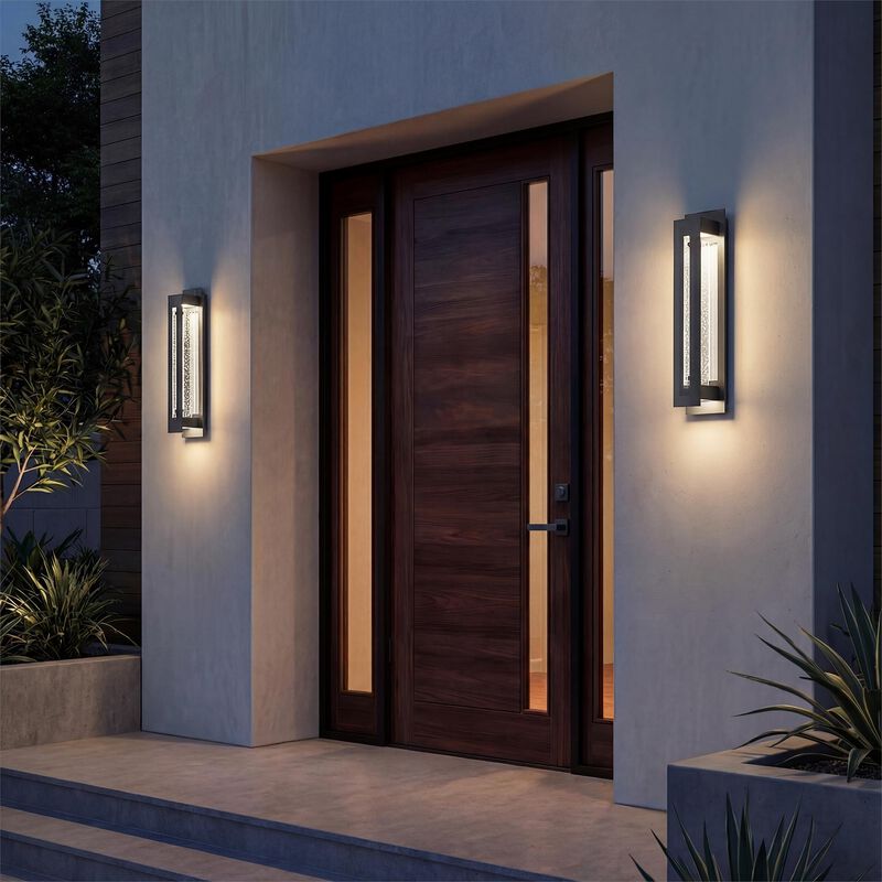 River Path 23 Inch Tall 2 Light LED Outdoor Wall Light by Kichler Lighting