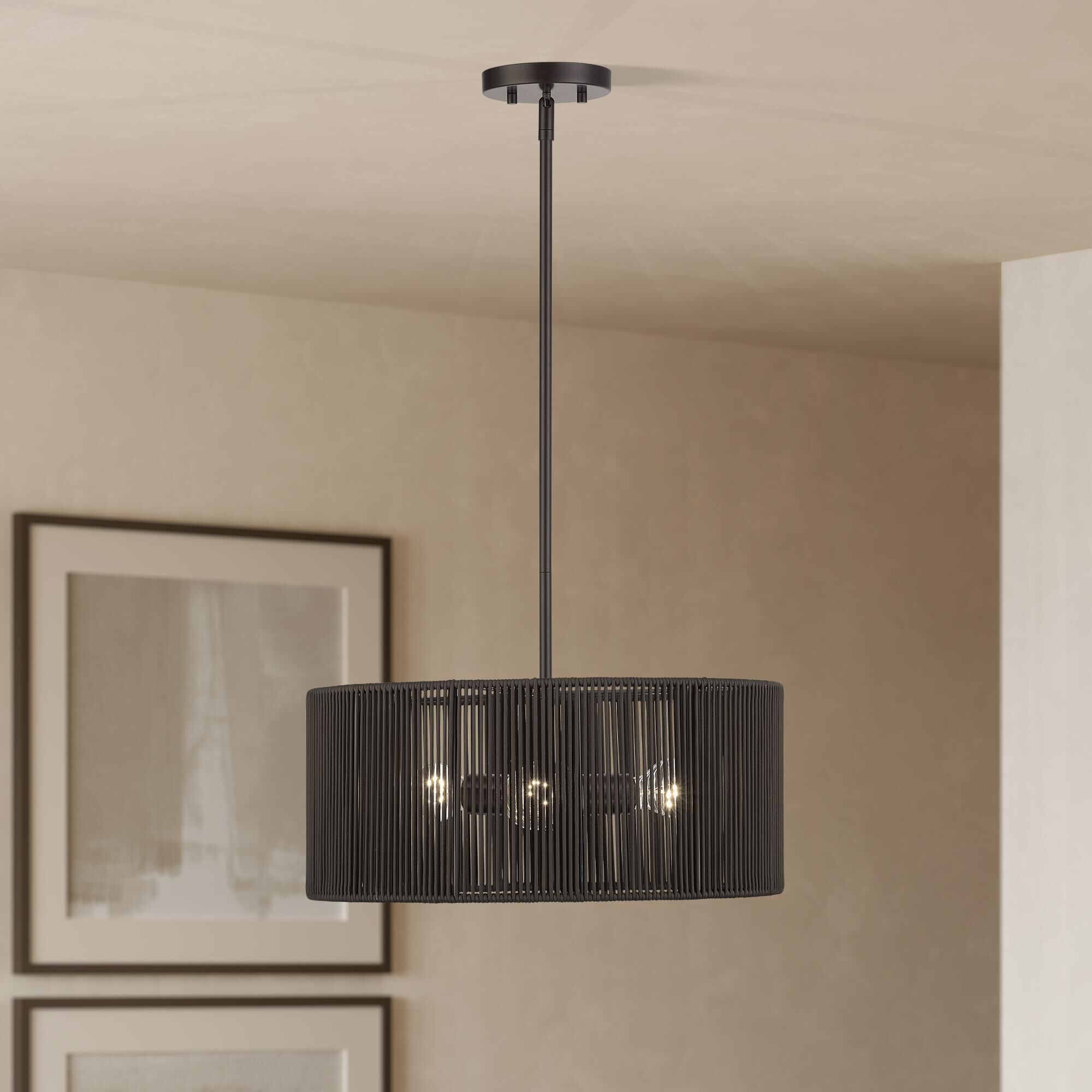 Acordia 18 Inch Large Pendant by Livex Lighting